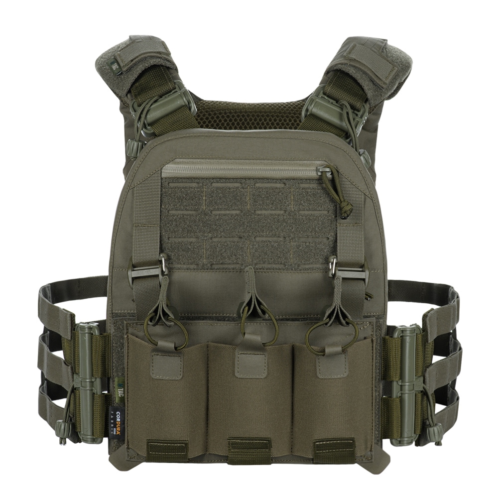 Vestă tactică tip Plate Carrier M-Tac Cuirass Fast Elite - Ranger Green
