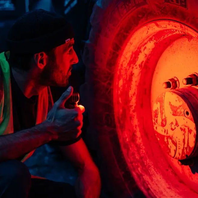 Lanternă frontală și unghiulară Olight Perun 3 Orange cu bandă pentru cap - 3000 lumeni