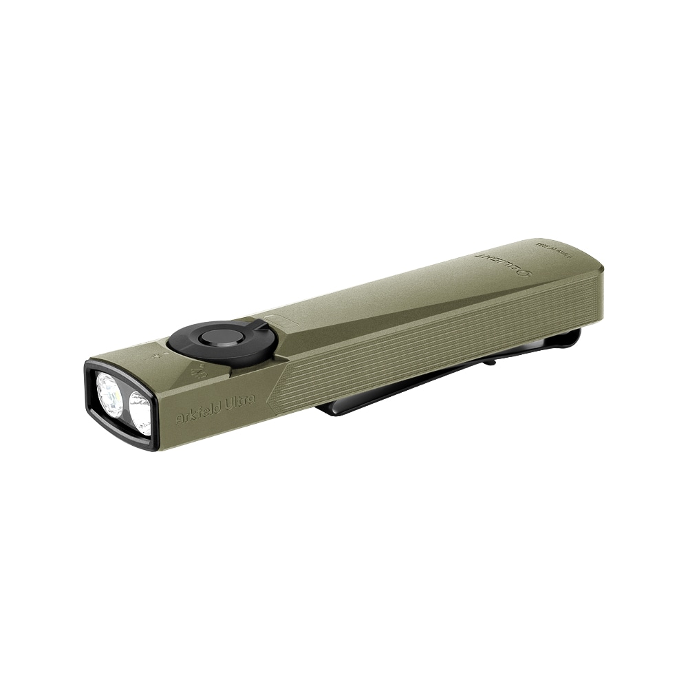 Lanternă cu indicator laser Olight Arkfeld Ultra UV Cool White OD Green - 1400 lumeni