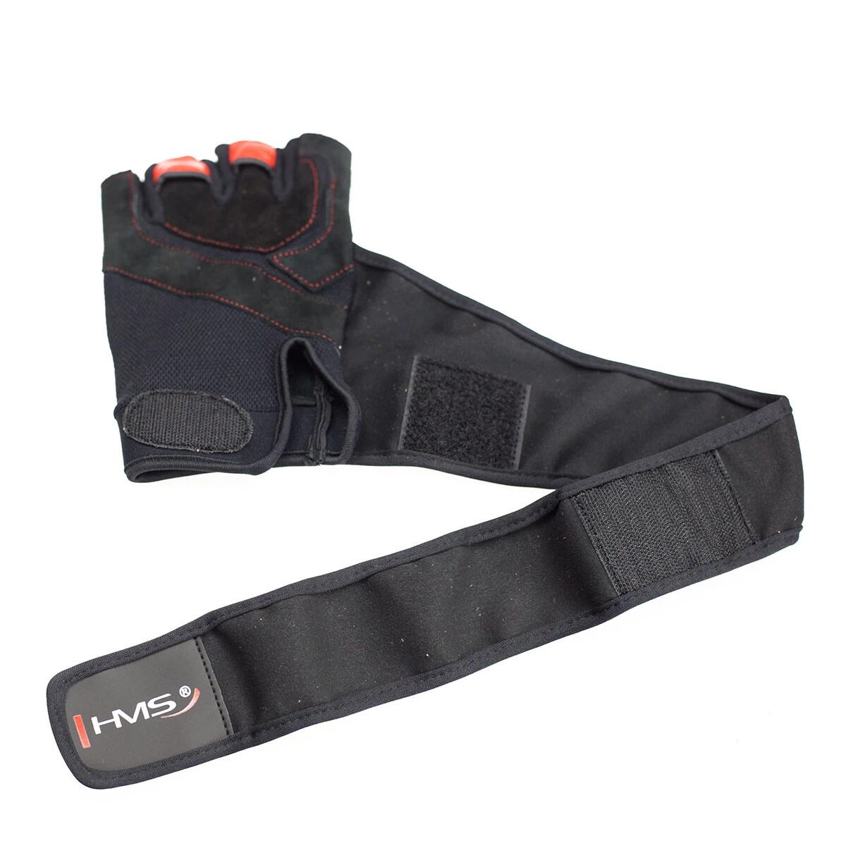 Mănuși de fitness HMS RST01 - Black/Red