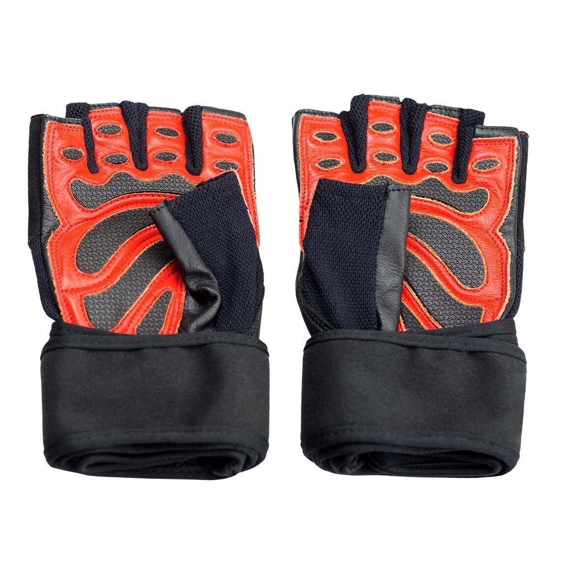 Mănuși de fitness HMS RST01 - Black/Red