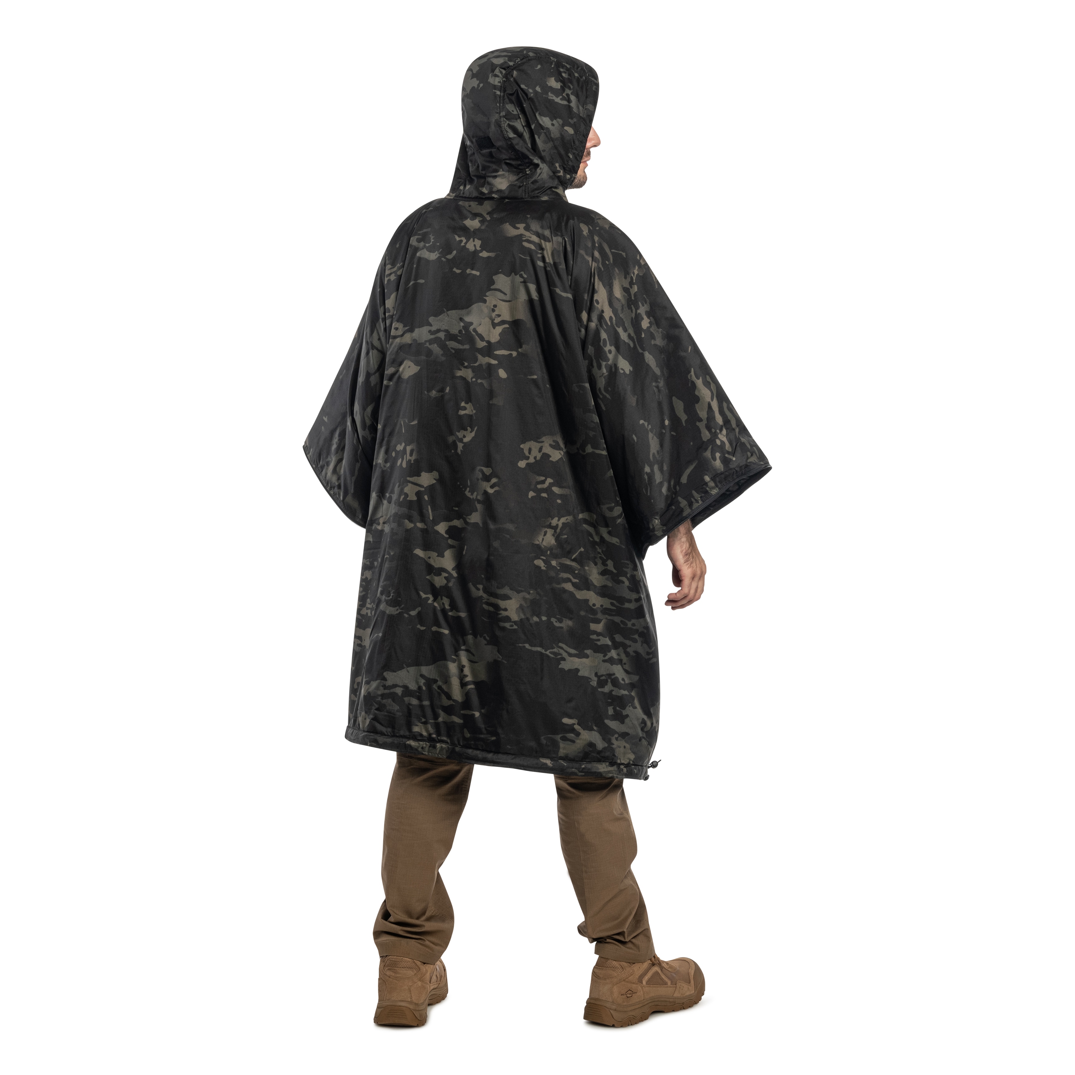 Poncho Helikon-Tex Swagman Roll Climashield Apex cu funcția de sac de dormit - MultiCam Black