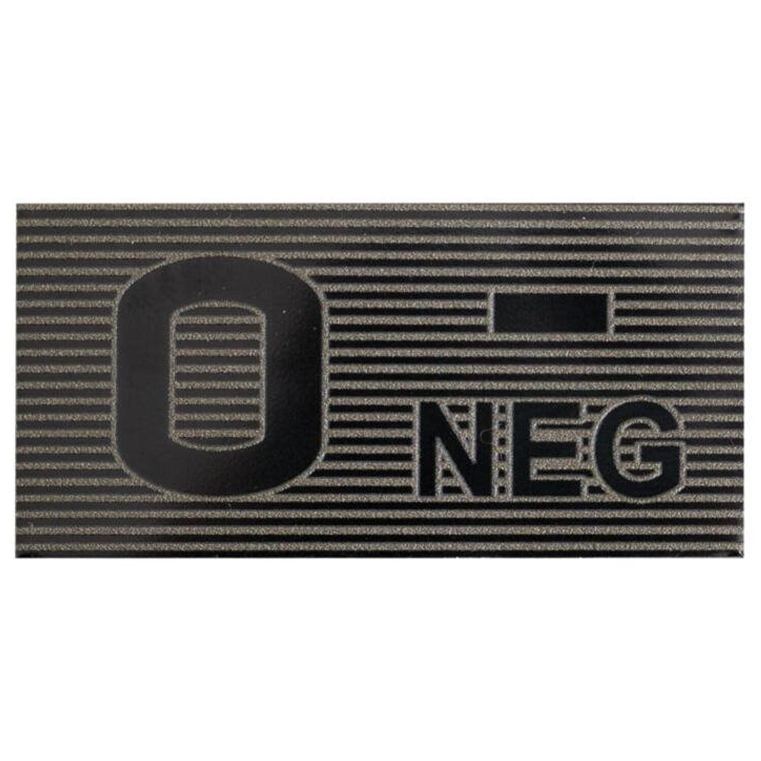 Emblemă Direct Action - grupa de sânge 0/Rh- Black / Boreal Green