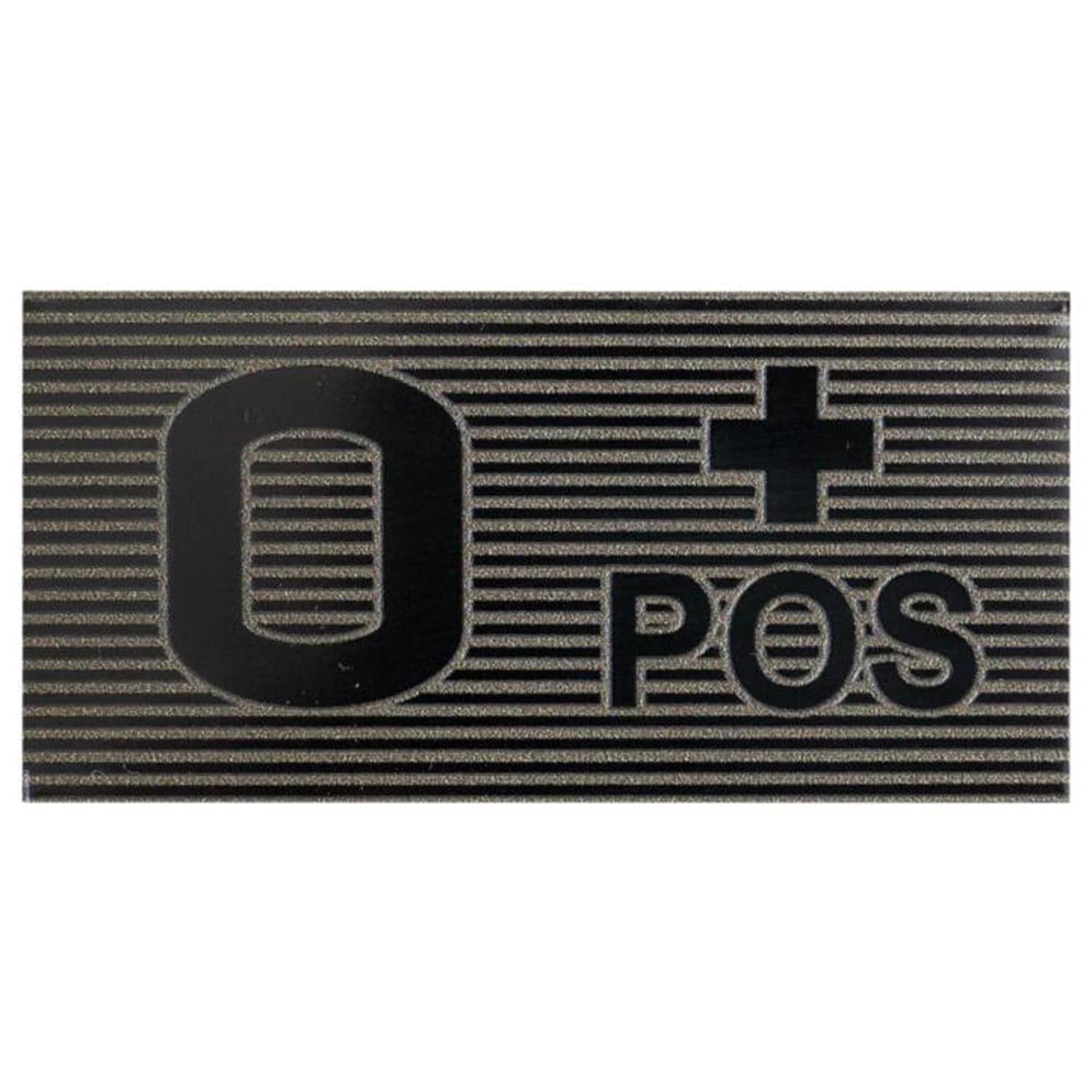 Emblemă Direct Action - grupa de sânge 0/Rh+ Black / Boreal Green