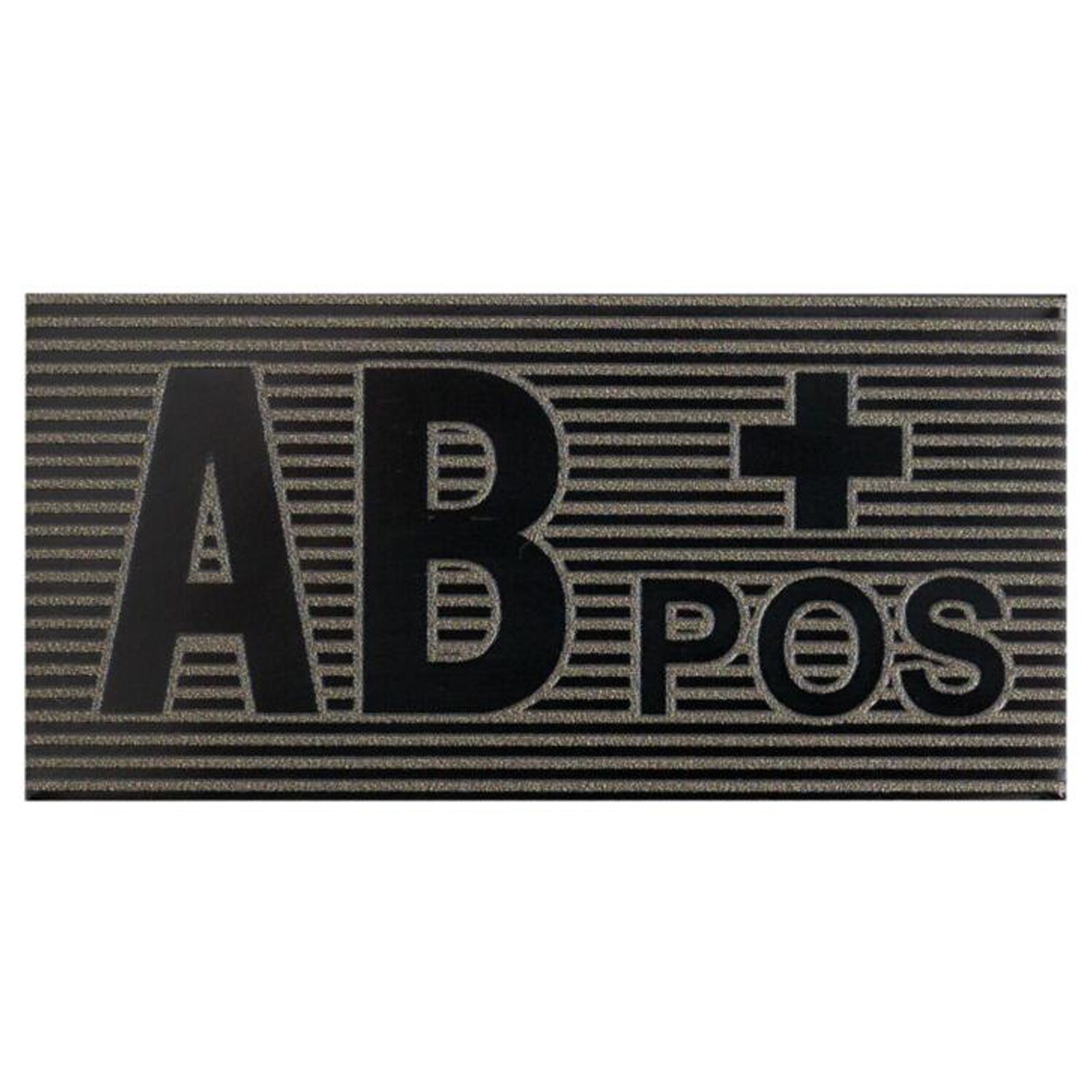 Emblemă Direct Action - grupa de sânge AB/Rh+ Black / Boreal Green