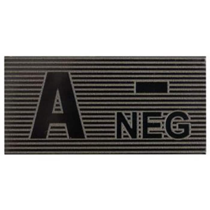 Emblemă Direct Action - grupa de sânge A/Rh- Black / Boreal Green