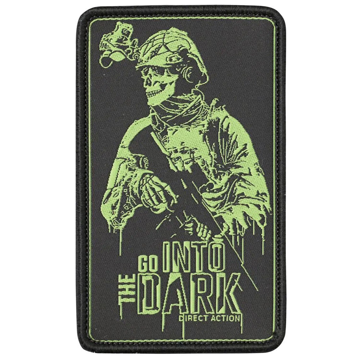 Patch - emblemă Direct Action Into The Dark - Black