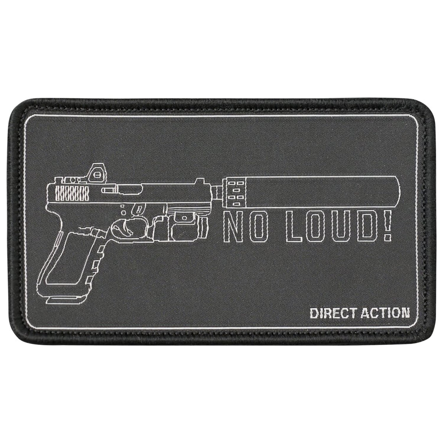 Patch - emblemă Direct Action No Loud! - Black