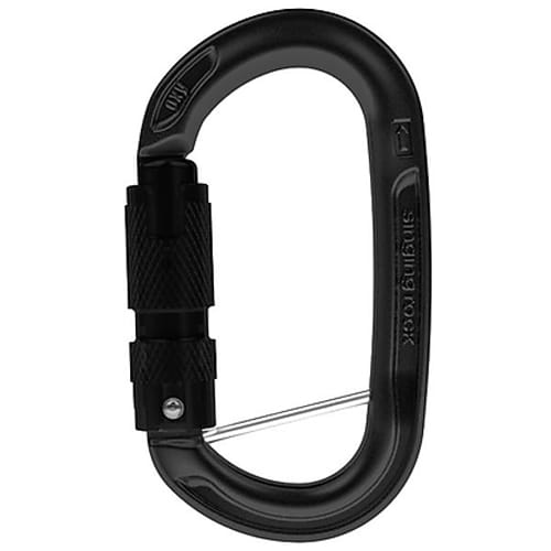 Carabină pentru alpinism Singing Rock OXY Triple Lock - Black