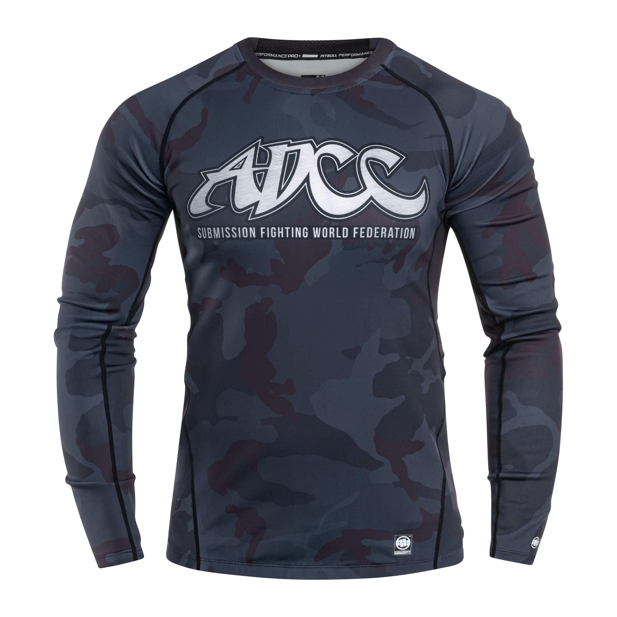 Bluză termoactivă Pitbull West Coast LongSleeve Rashguard ADCC - Camo