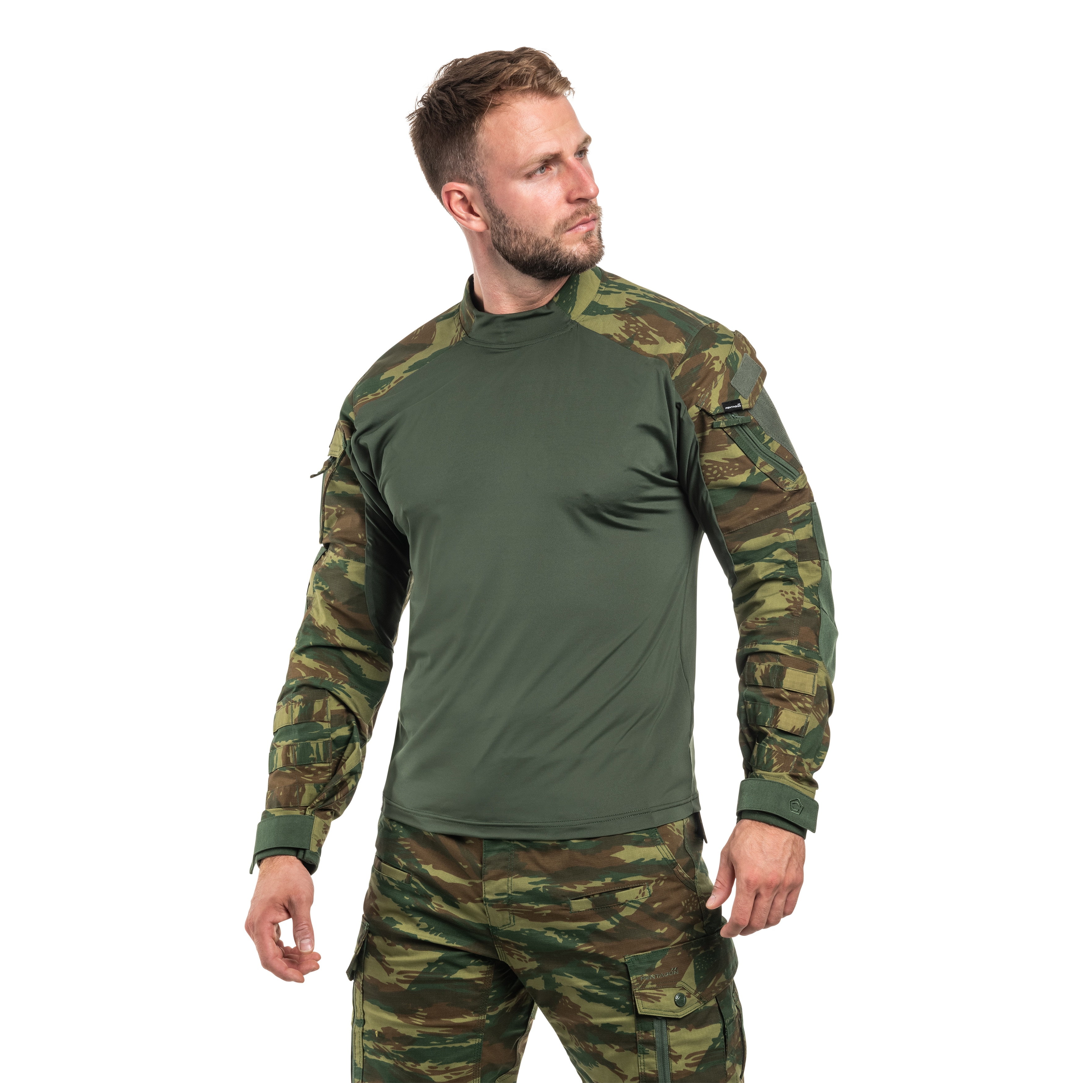 Bluză Pentagon Wolf Combat Shirt - Greek Lizard