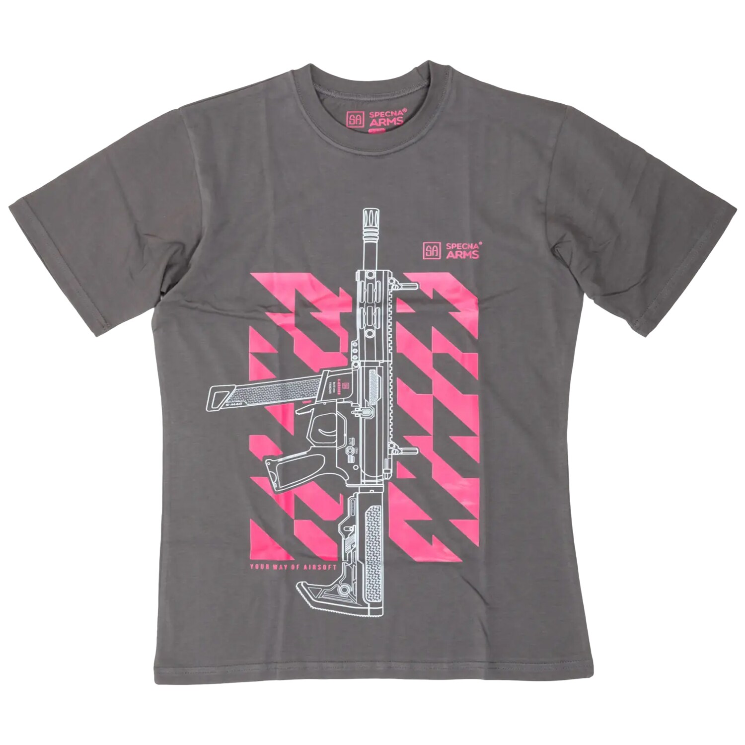 Tricou T-shirt Specna Arms Flex X-Series Your Way Of Airsoft 05 - Pink