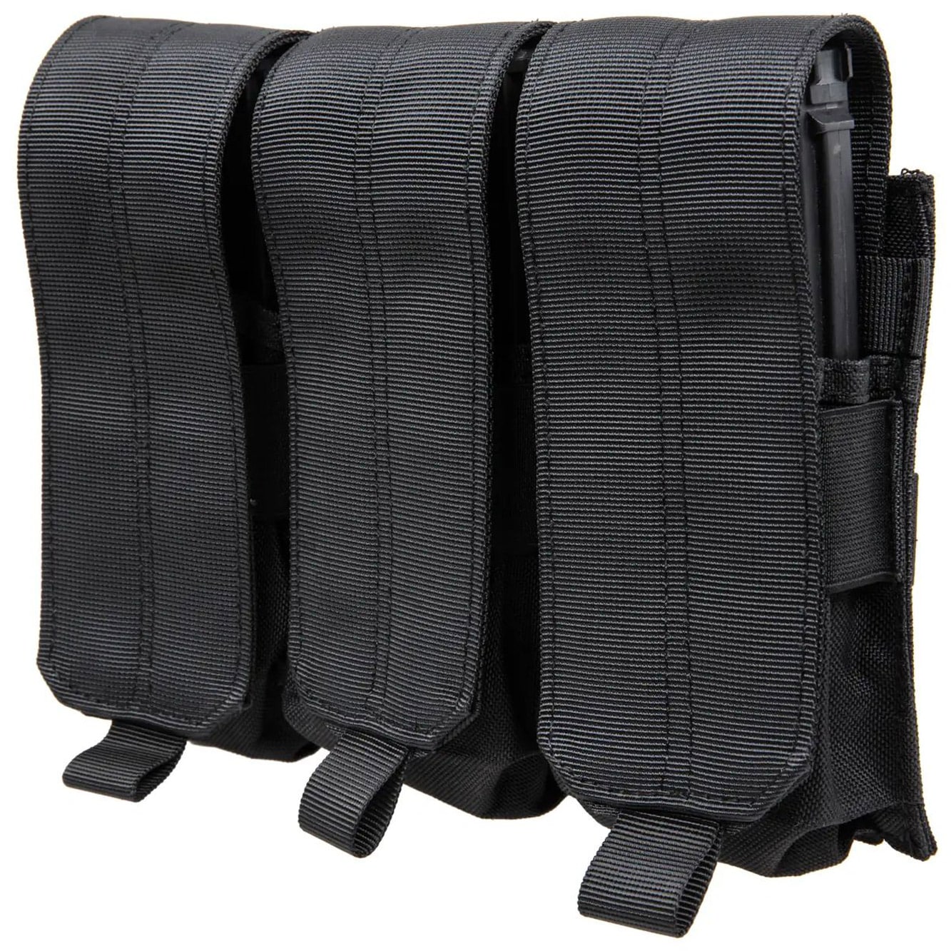 Husă triplă Specna Arms pentru încărcătoare - Black