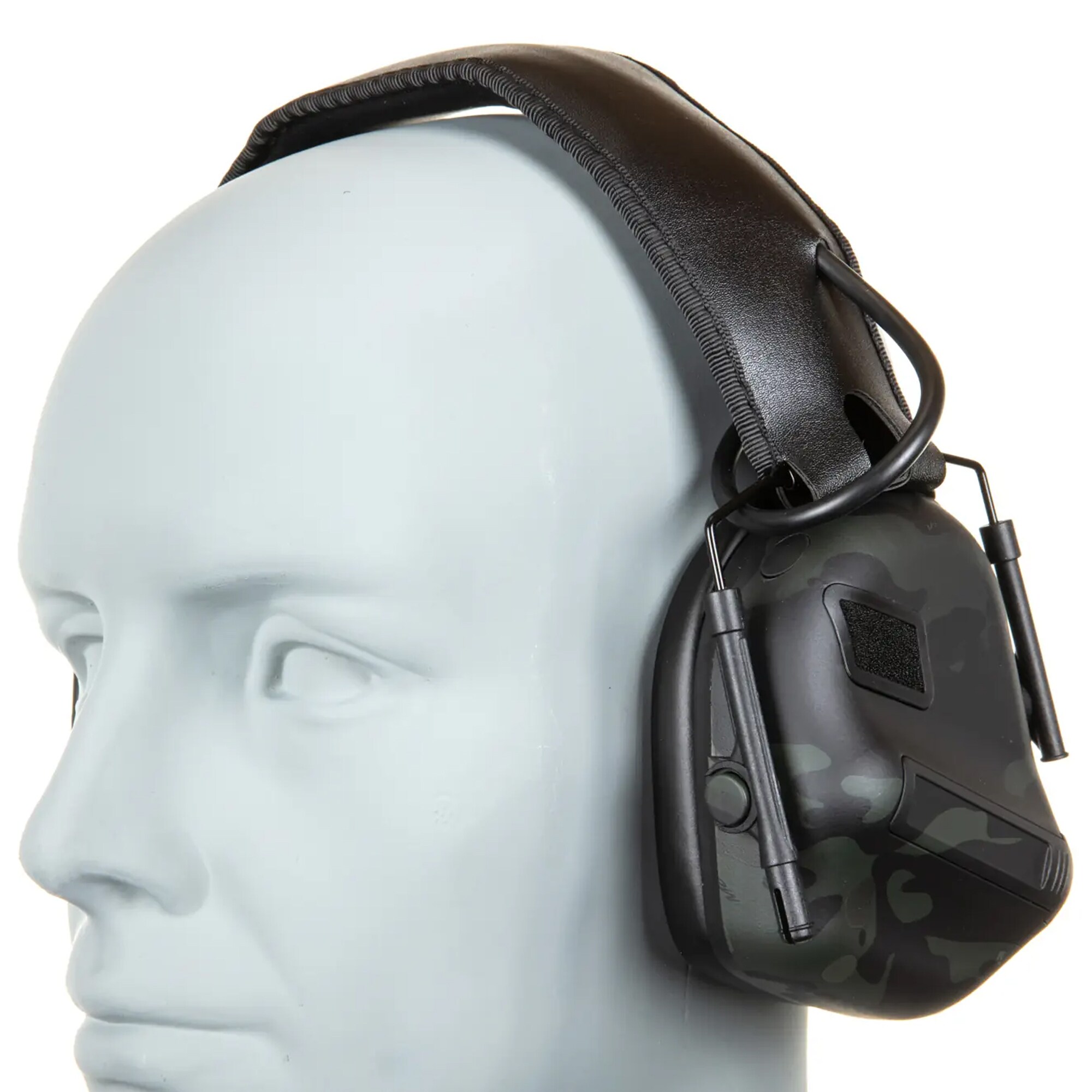 Protecție auditivă activă Wosport HD-12 IPSC Gen. 5 - MultiCam Black