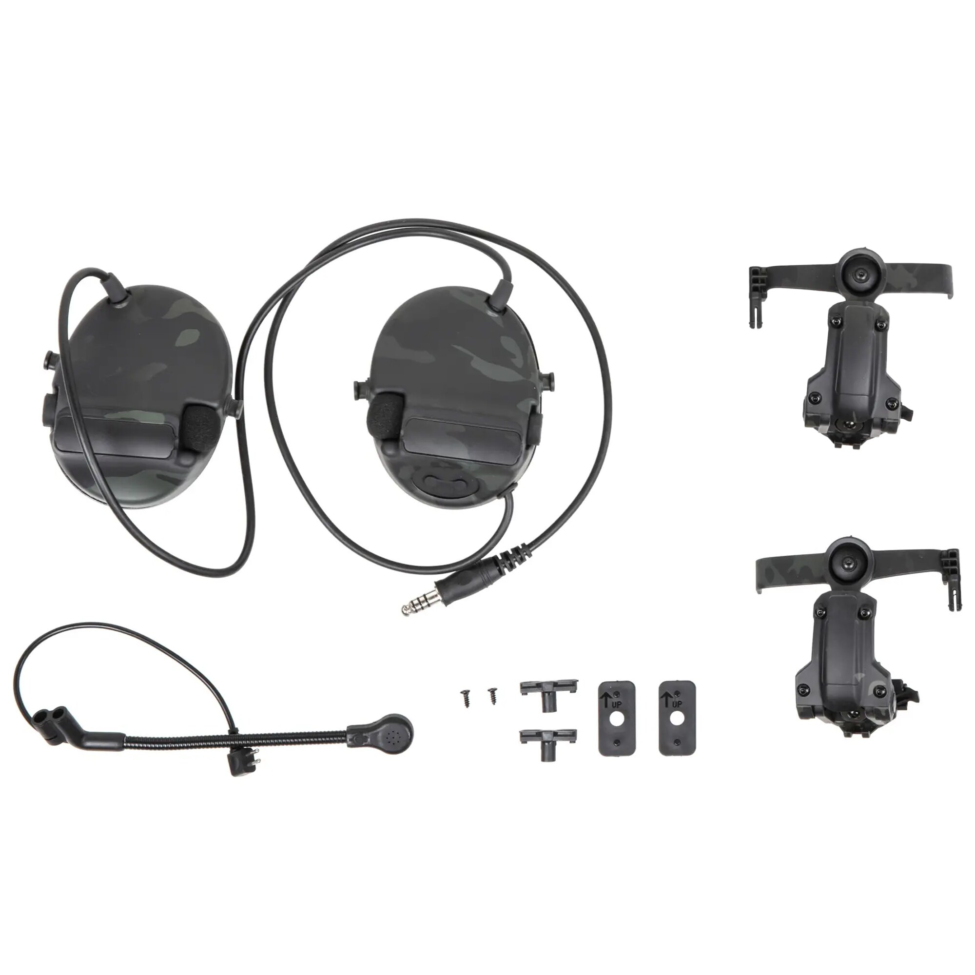 Protecție auditivă activă Wosport C5 HD-24 - MultiCam Black