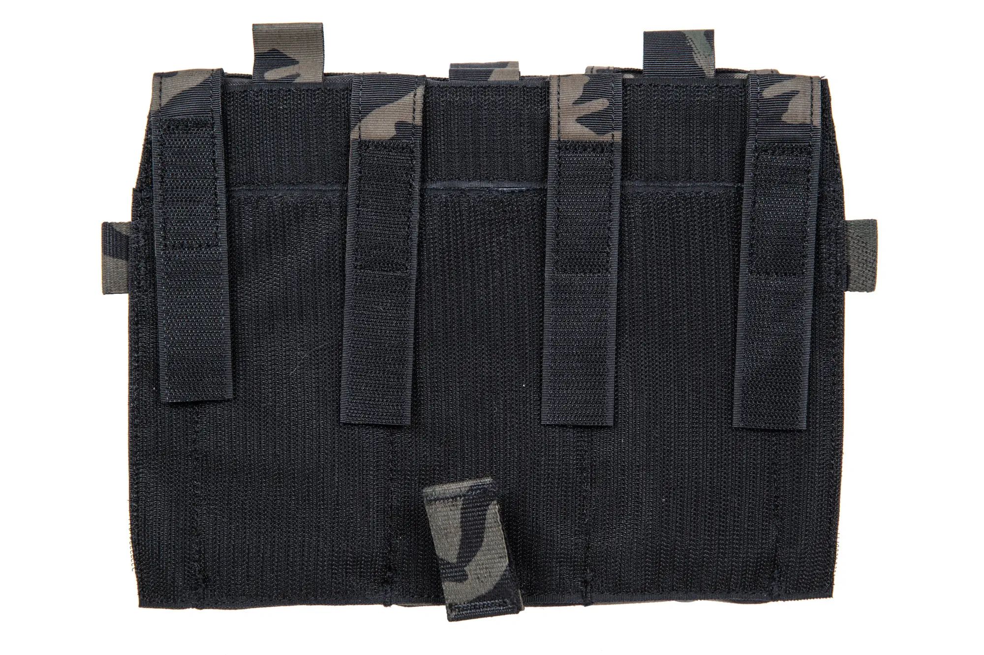 Panou Ape Force Gear cu port triplu pentru încărcătoare de carabine - MultiCam Black