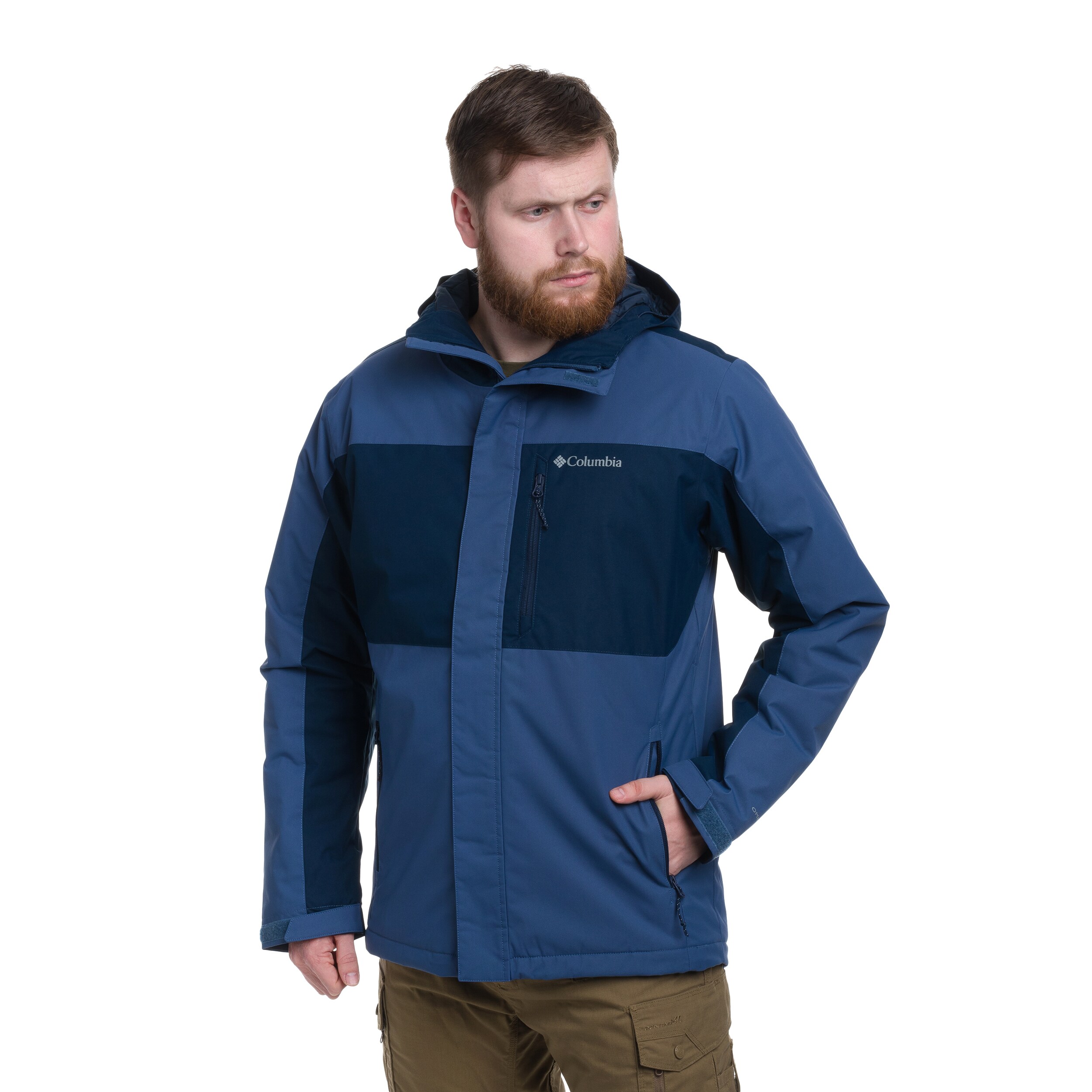 Geacă Columbia Tipton Peak III Insulated Jacket - Dark Mountain/Collegiate Navy