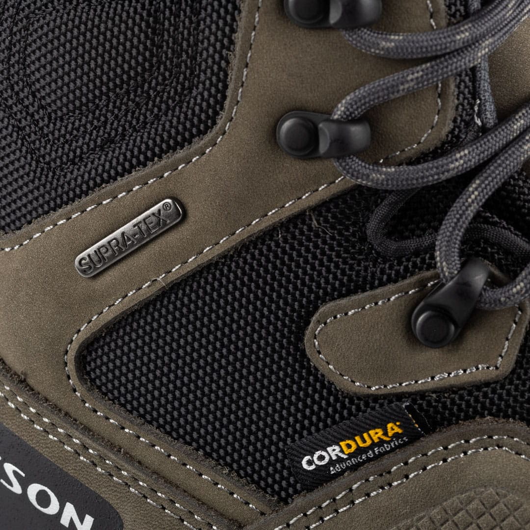 Încălțăminte Bergson Moko Mid STX - Khaki/Orange