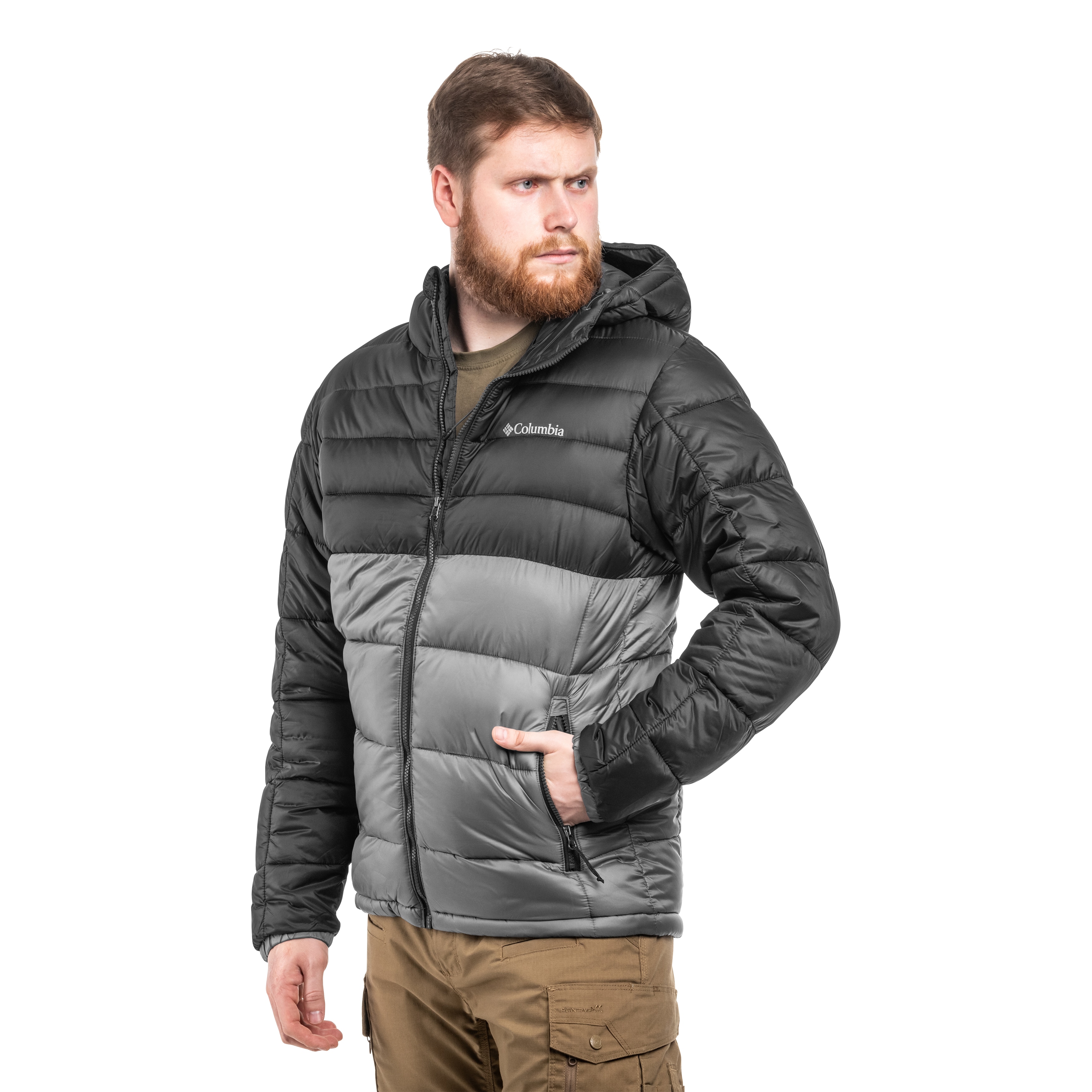 Geacă Columbia Buck Butte II Insulated Hooded - City Grey