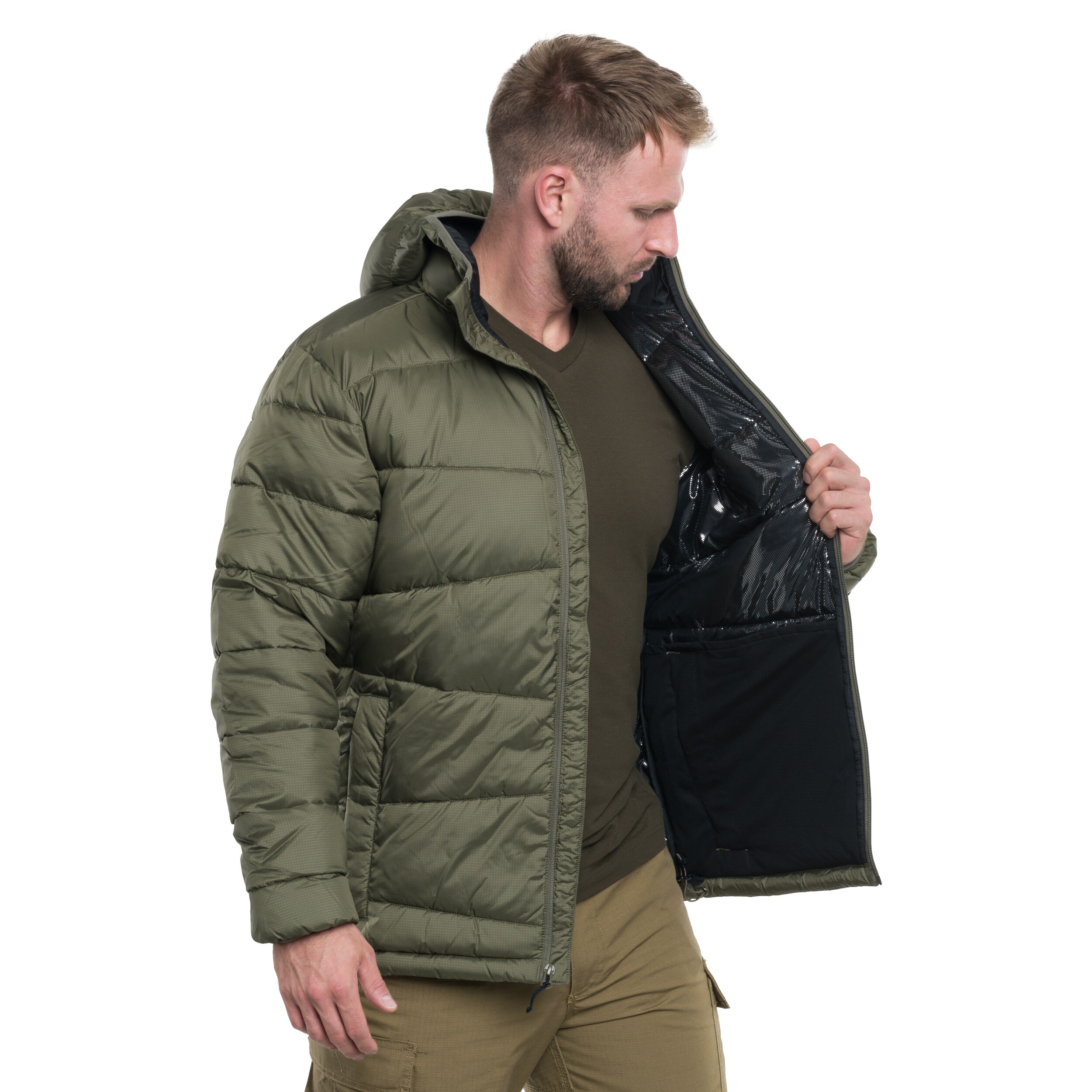 Geacă Columbia Fivemile Butte II Hooded - Stone Green
