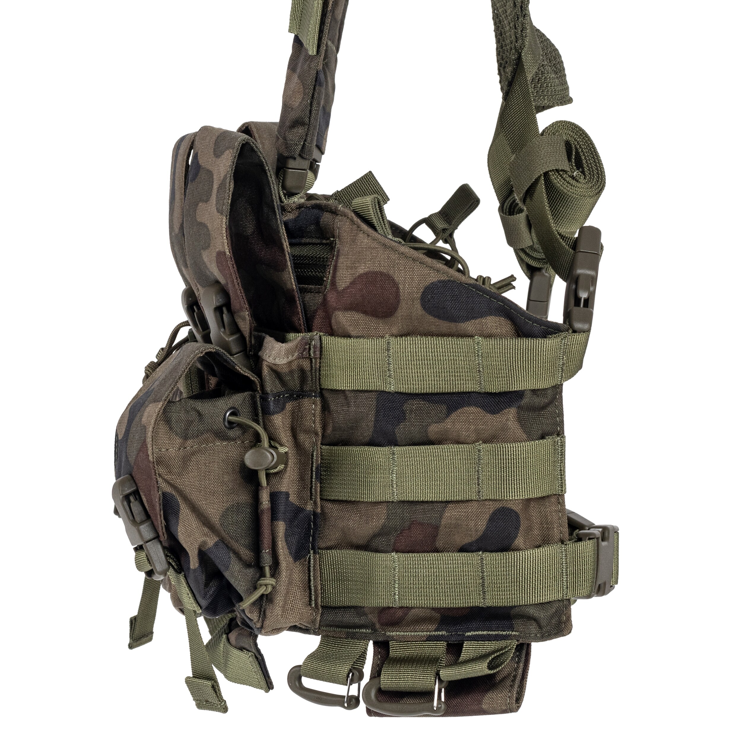 Vestă tactică Helikon Guardian Recce Chest Rig - wz.93 Pantera PL Woodland