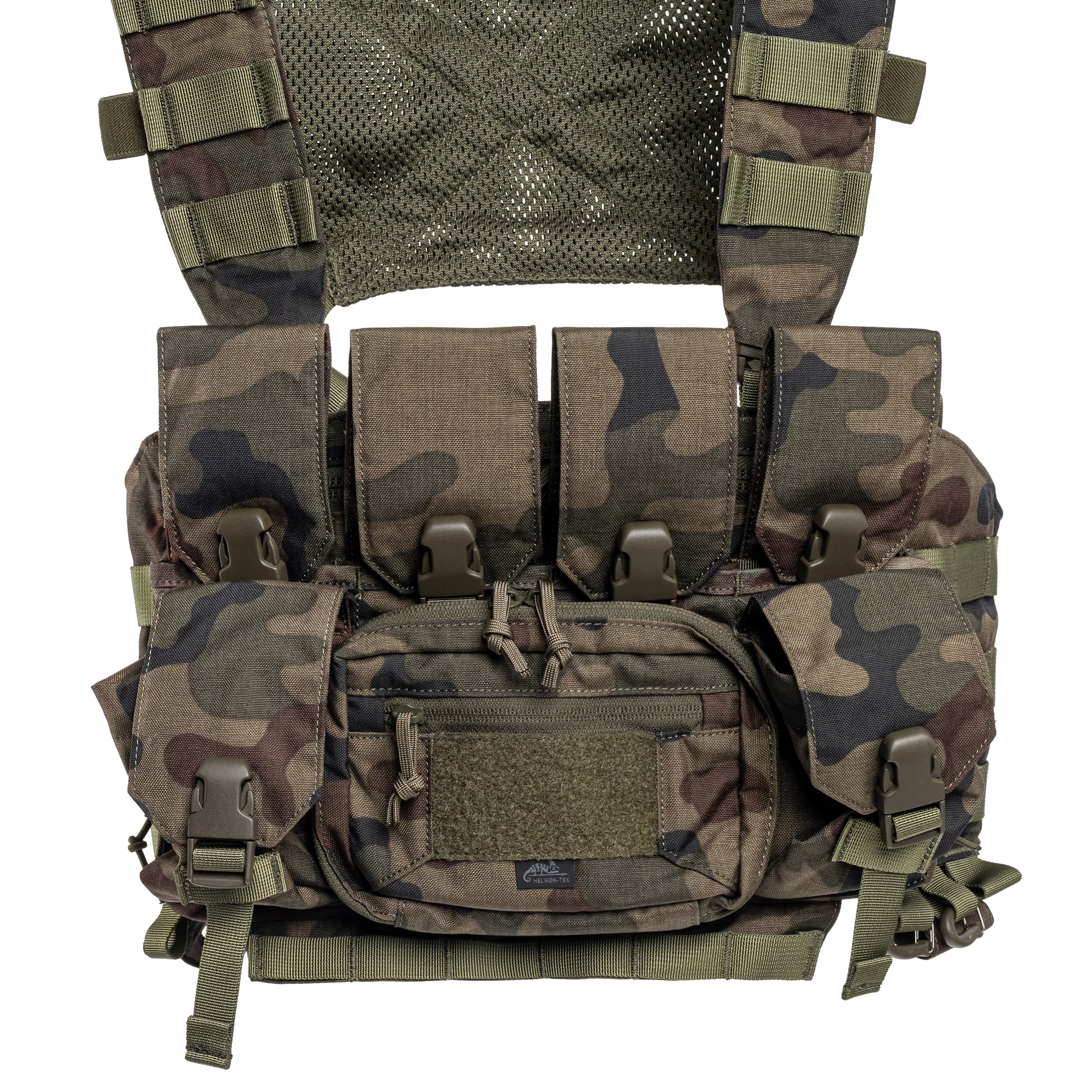 Vestă tactică Helikon Guardian Recce Chest Rig - wz.93 Pantera PL Woodland