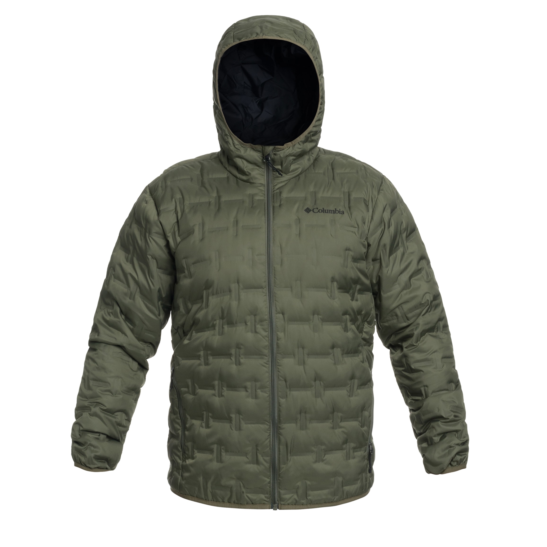 Geacă Columbia Delta Ridge II Down Hooded - Stone Green