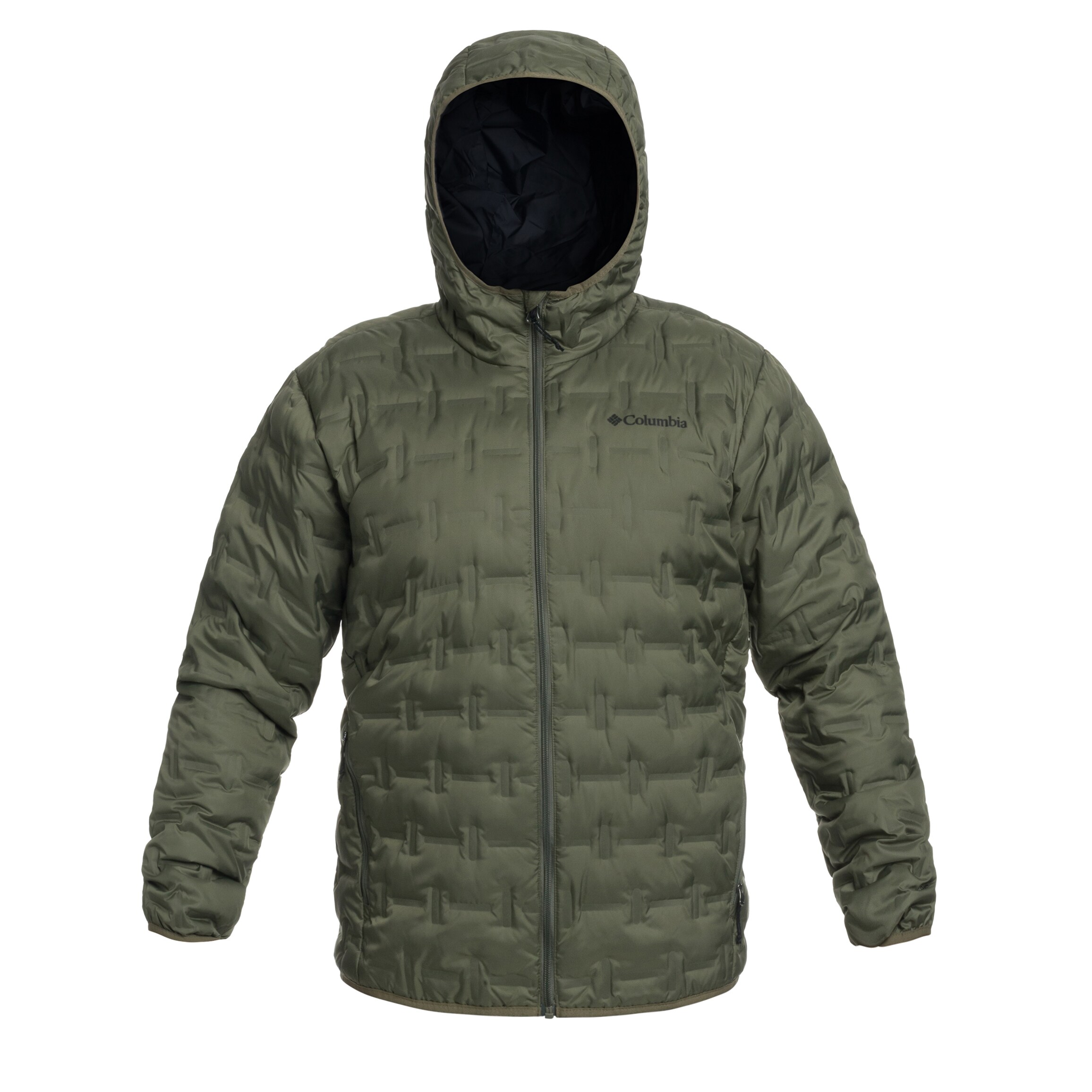 Geacă Columbia Delta Ridge II Down Hooded - Stone Green