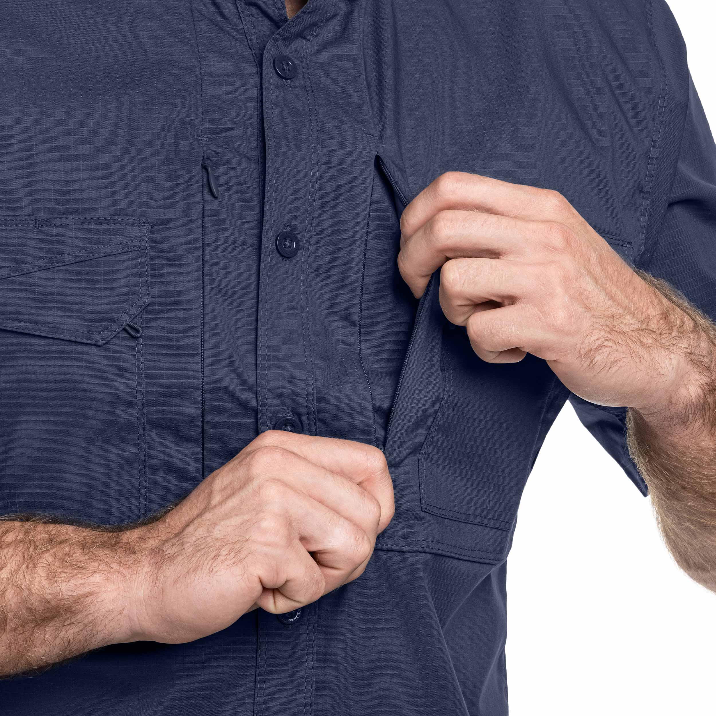 Cămașă tactică Pentagon Plato Short Sleeve - Navy Blue