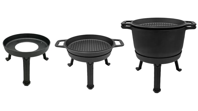 Ceaun din fontă Meyerhoff 3în1 - 10 l