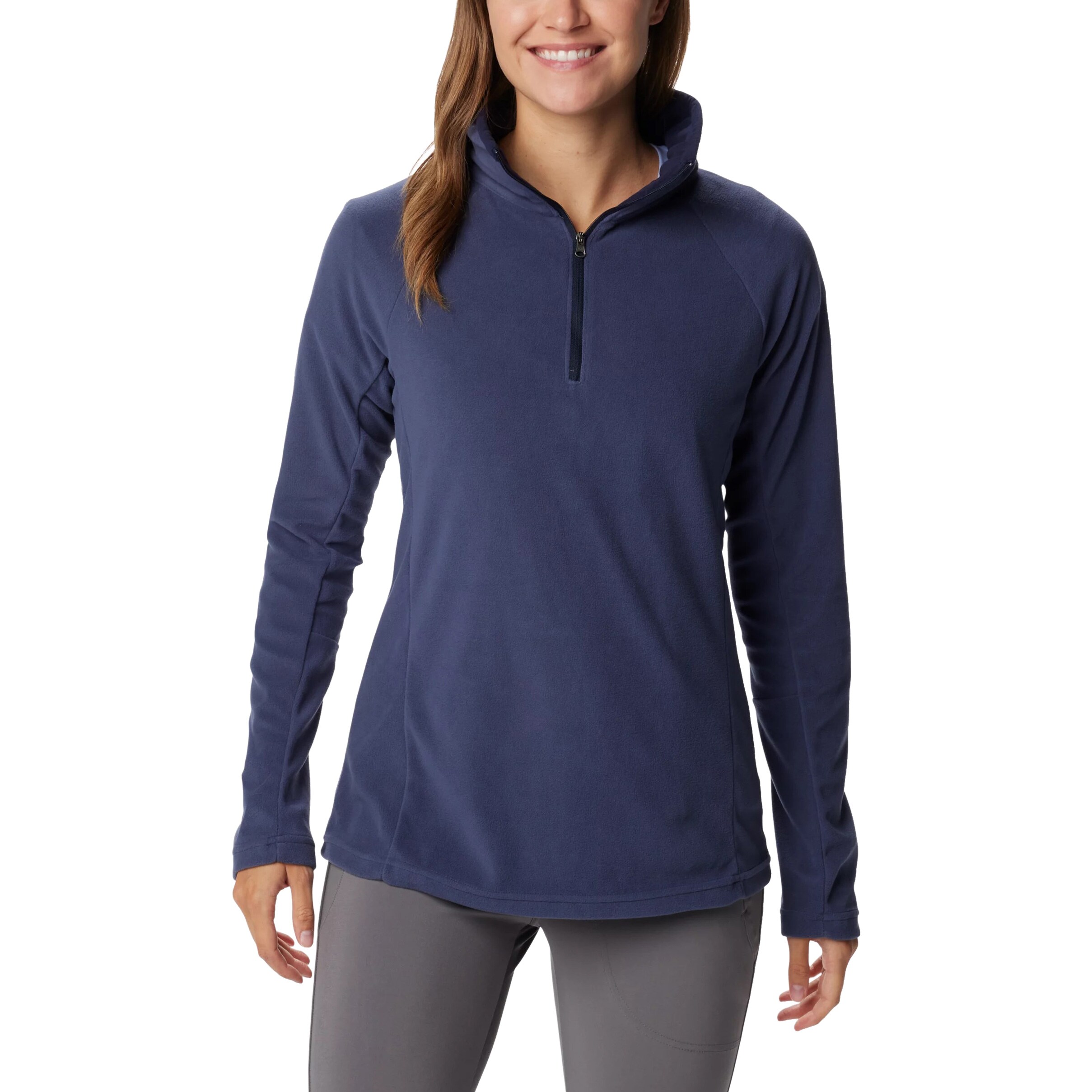 Bluză polar de damă Columbia Glacial IV Half Zip - Nocturnal