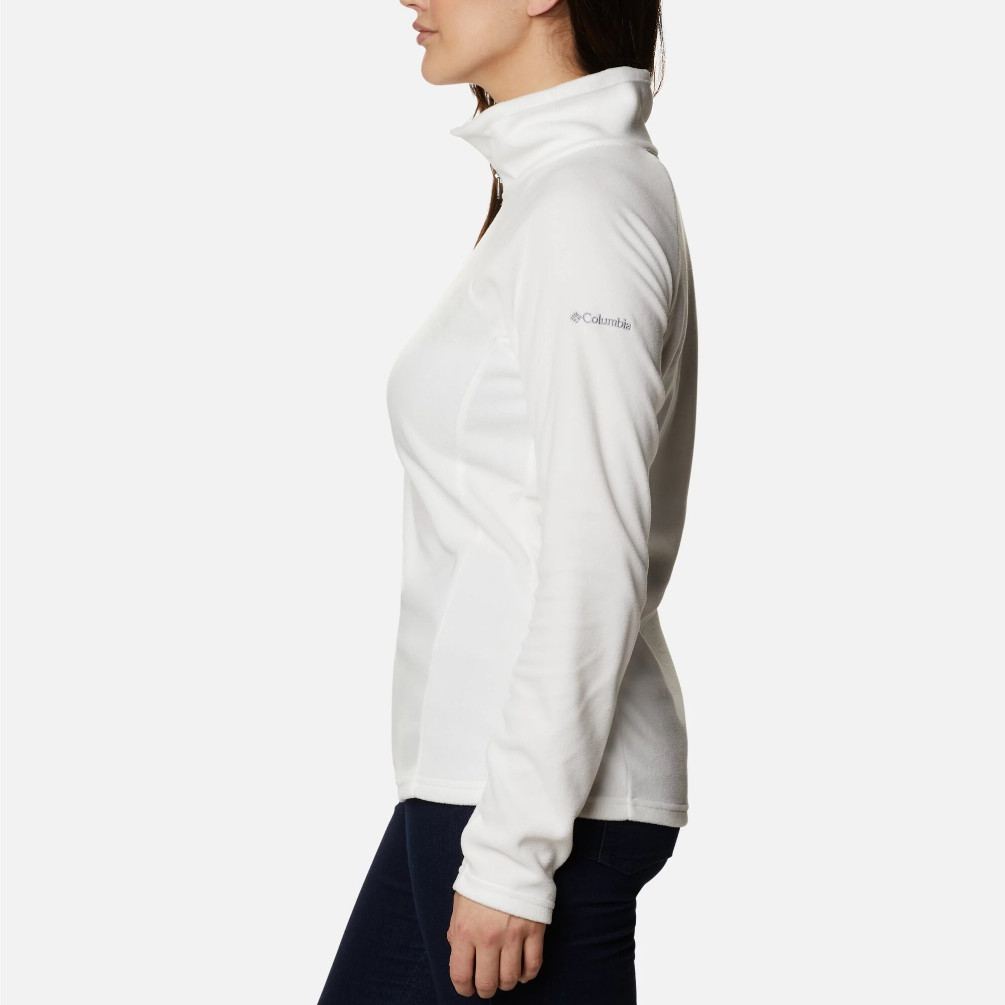 Bluză polar de damă Columbia Glacial IV Half Zip - Sea Salt