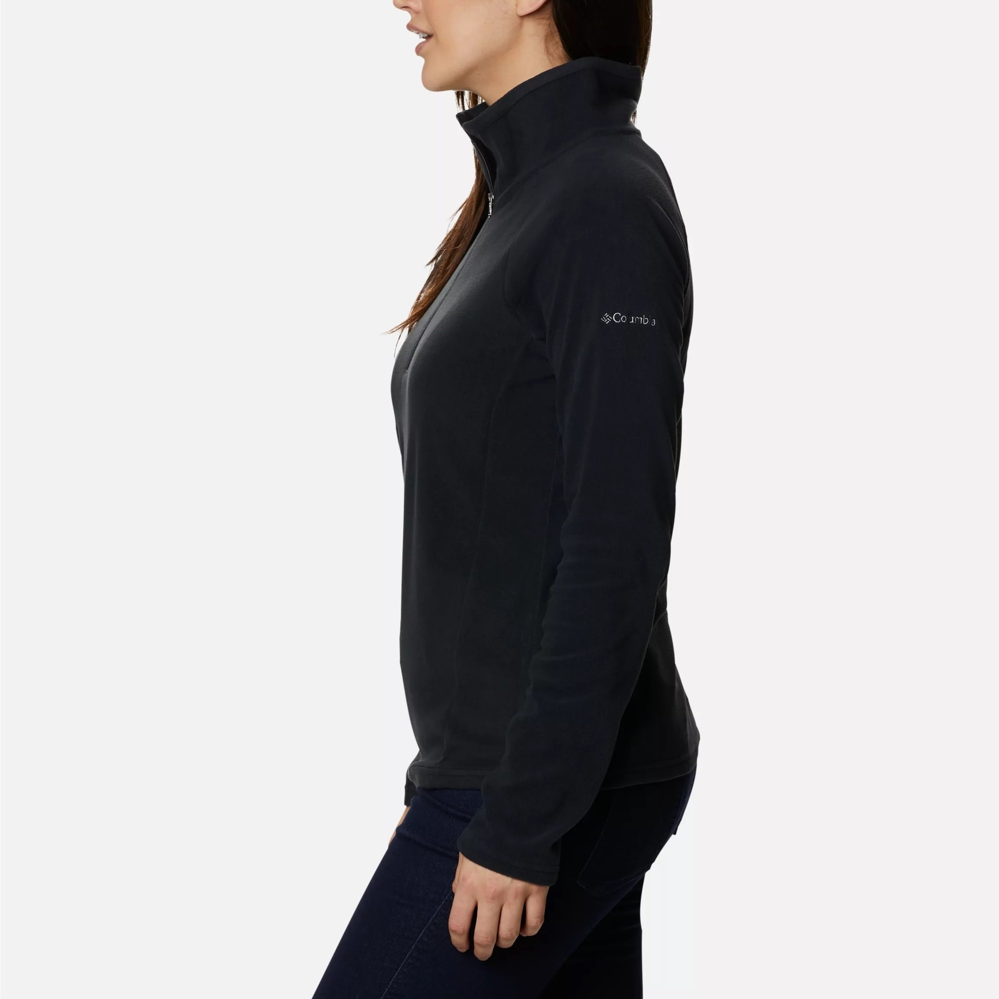 Bluză polar de damă Columbia Glacial IV Half Zip - Black