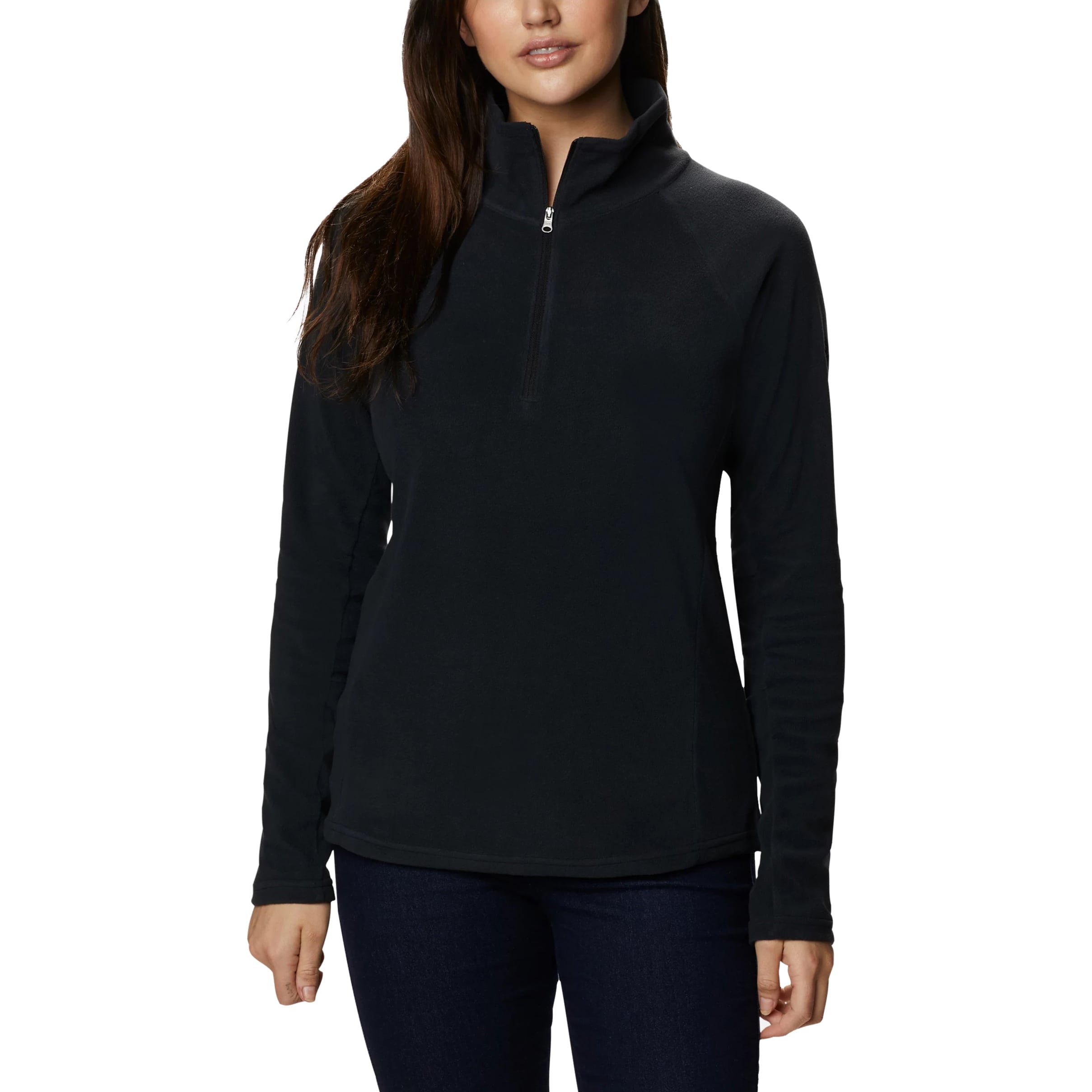 Bluză polar de damă Columbia Glacial IV Half Zip - Black