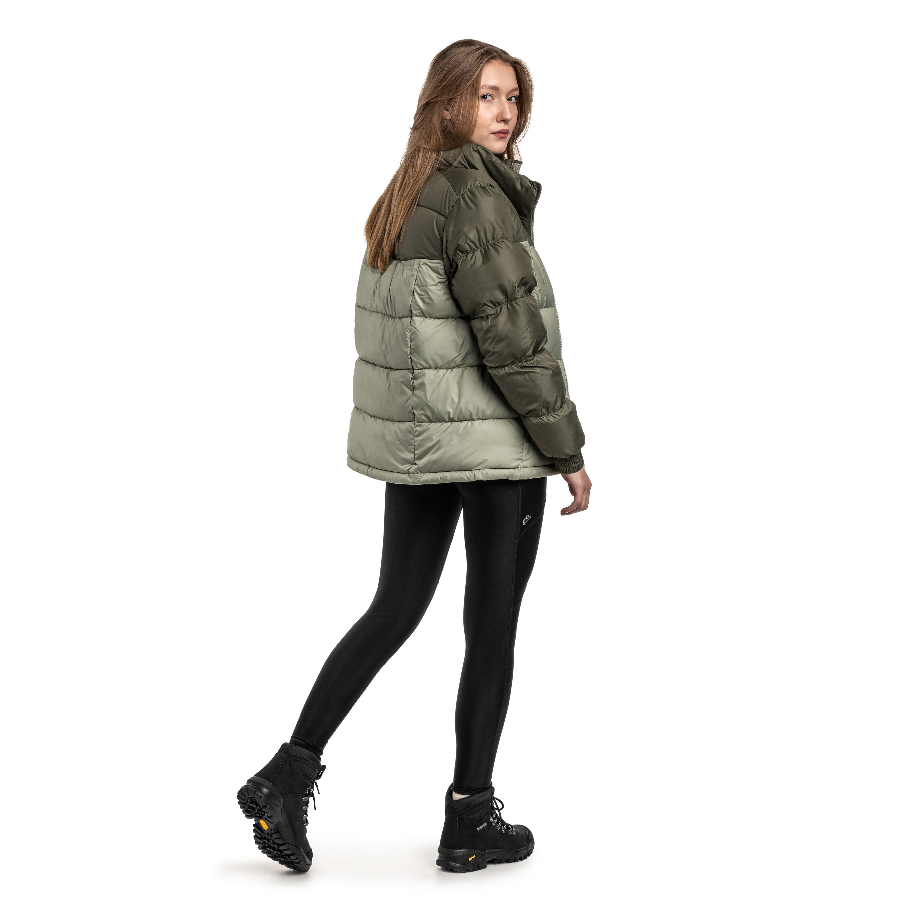 Geacă de damă Columbia Pike Lake - Stone Green / Safari