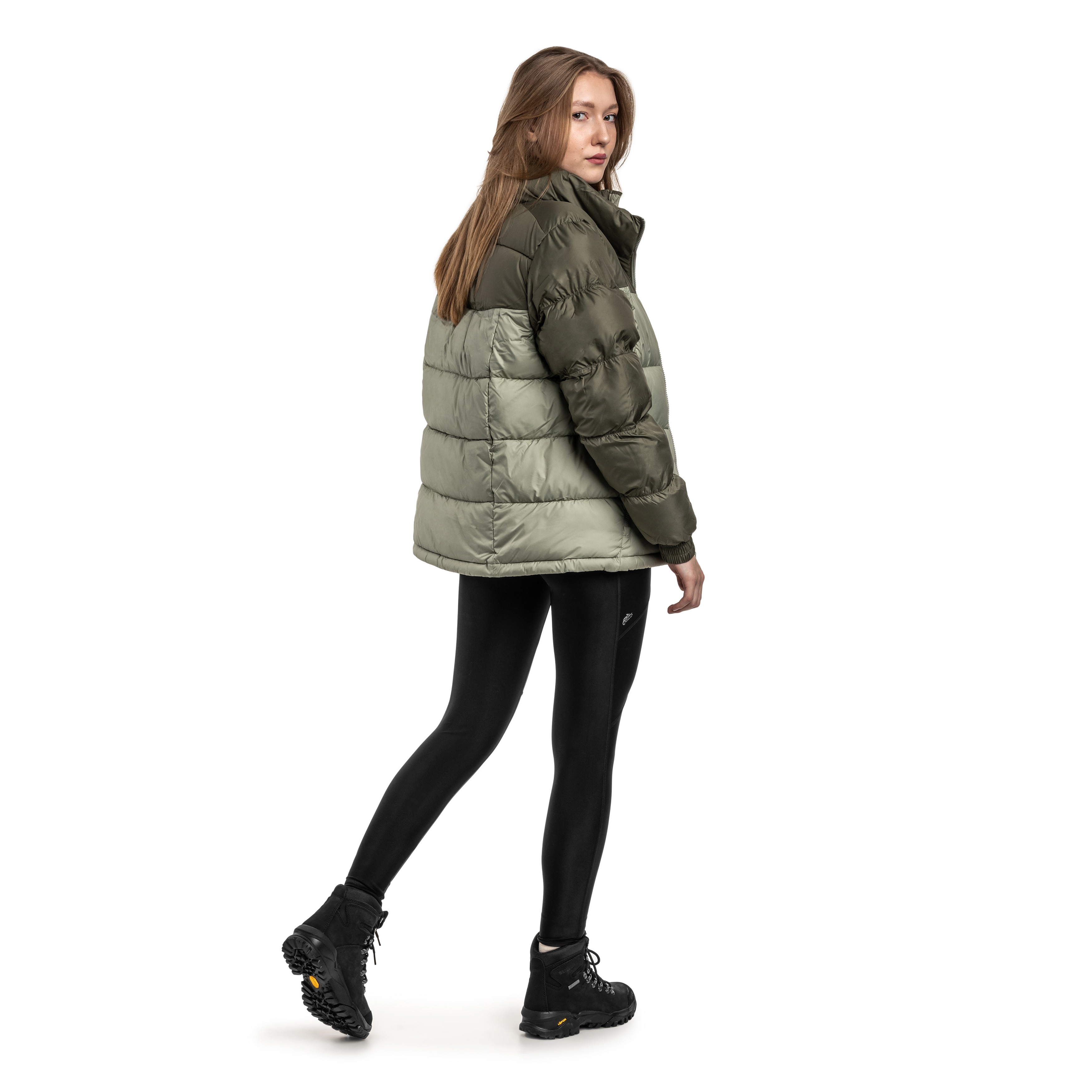 Geacă de damă Columbia Pike Lake - Stone Green / Safari