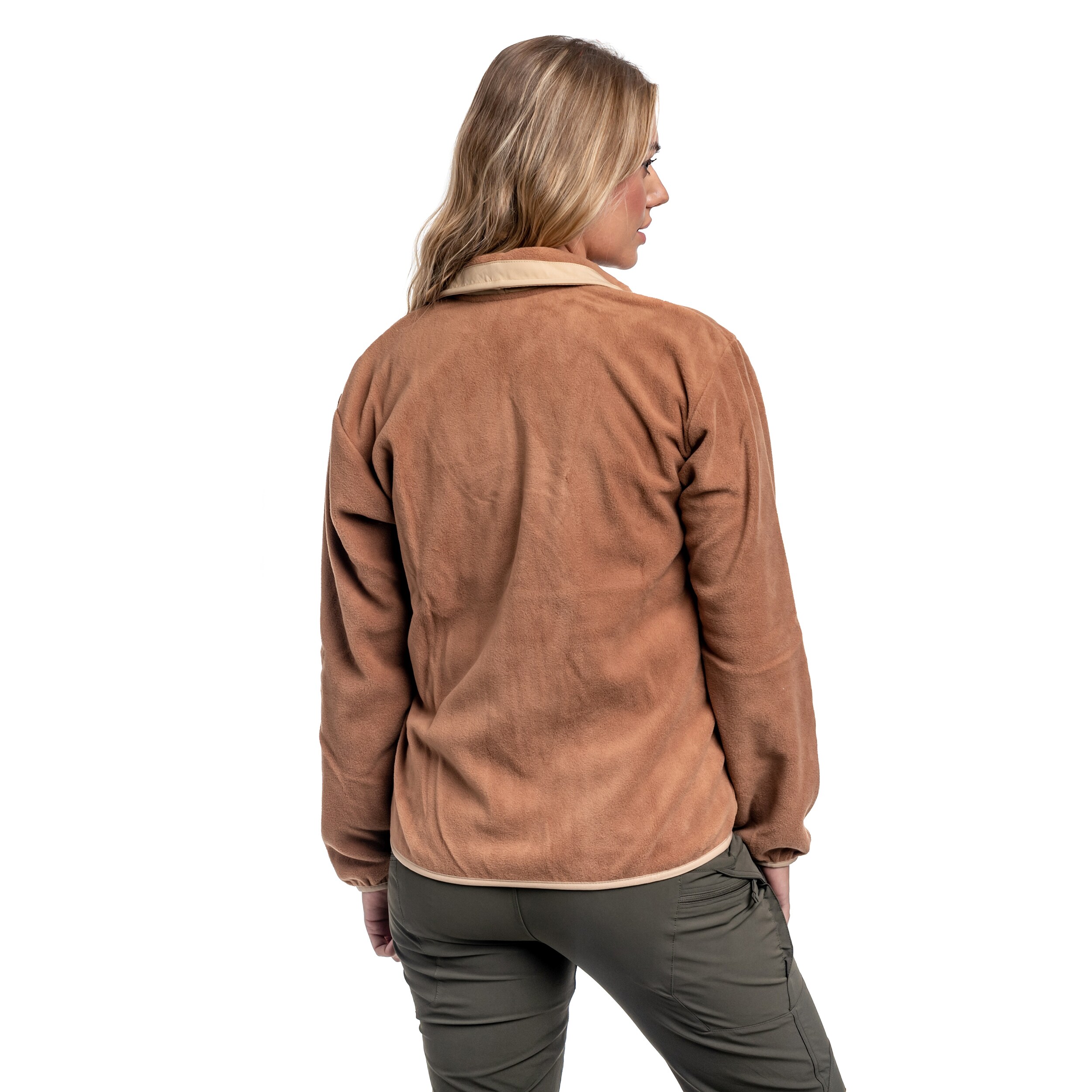 Jachetă polar de damă Columbia Sequoia Grove - Camel Brown / Canoe