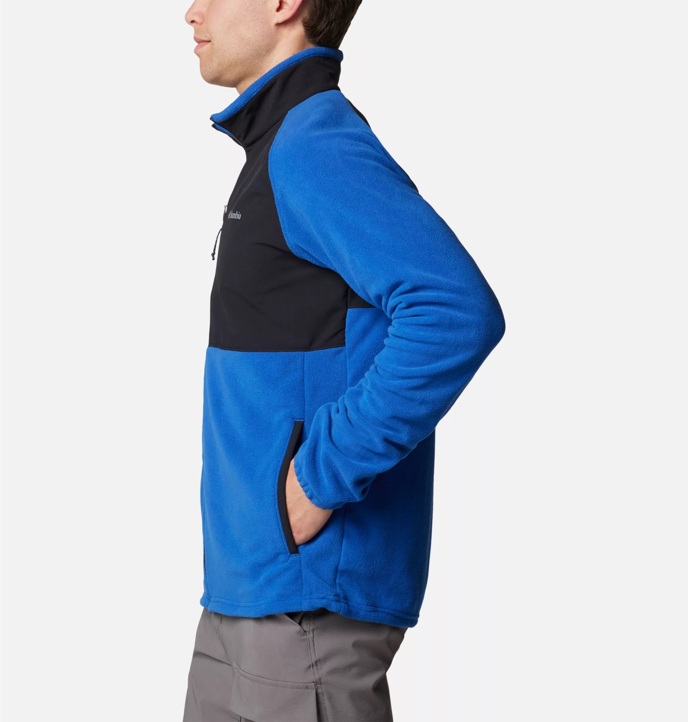 Jachetă Columbia Sage Peak Fleece - Mountain Blue/Black