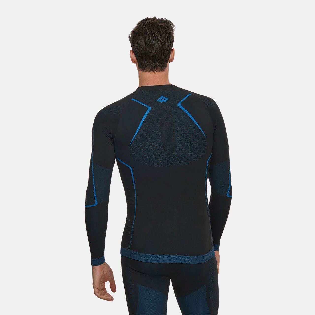 Lenjerie de corp termoactivă Alpinus Littlehammer Set - Neagră/Albastră