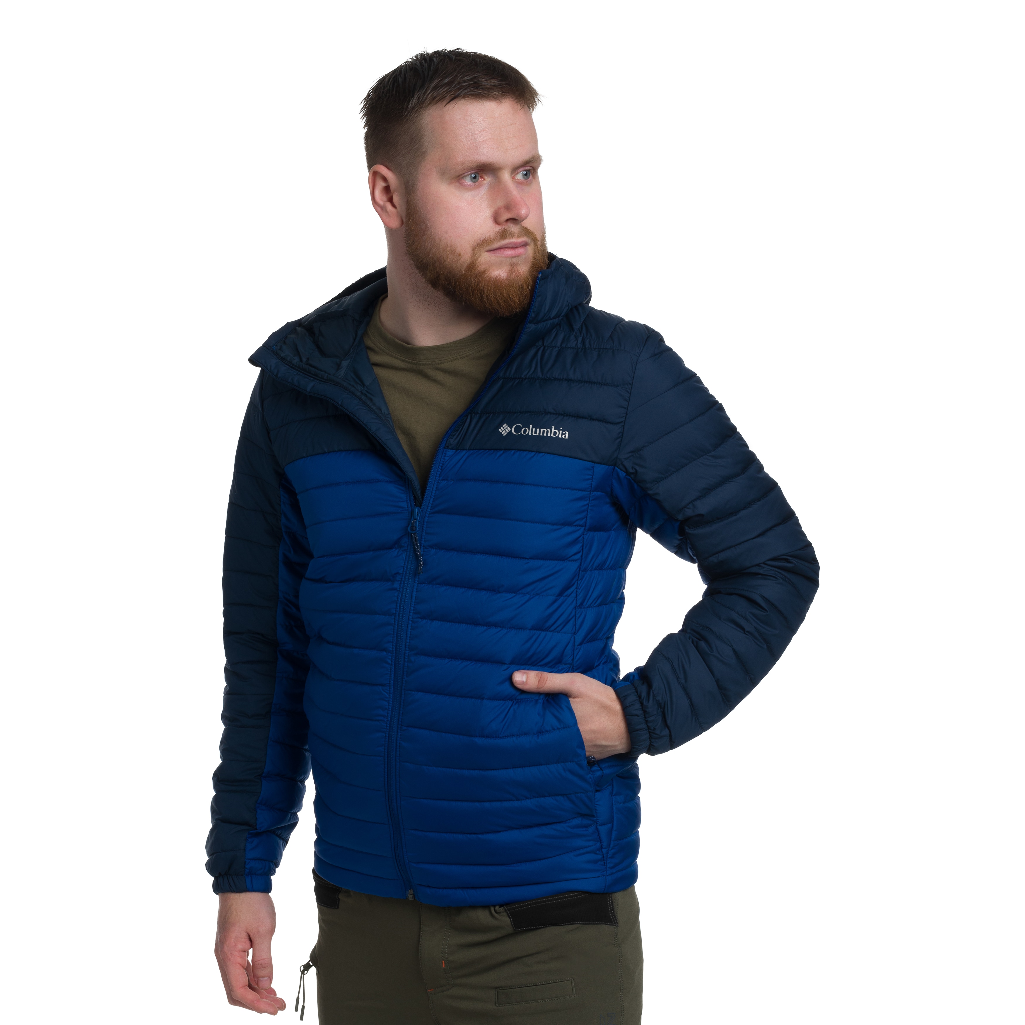 Geacă Columbia Silver Falls II Hooded - Mountain Blue