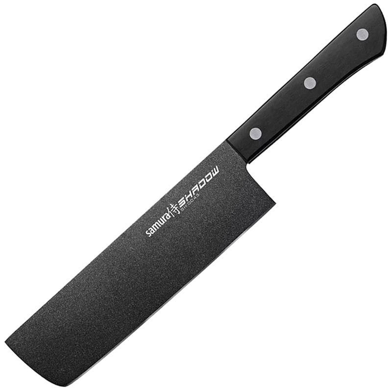 Cuțit de bucătărie Samura Shadow Nakiri 17 cm - Black