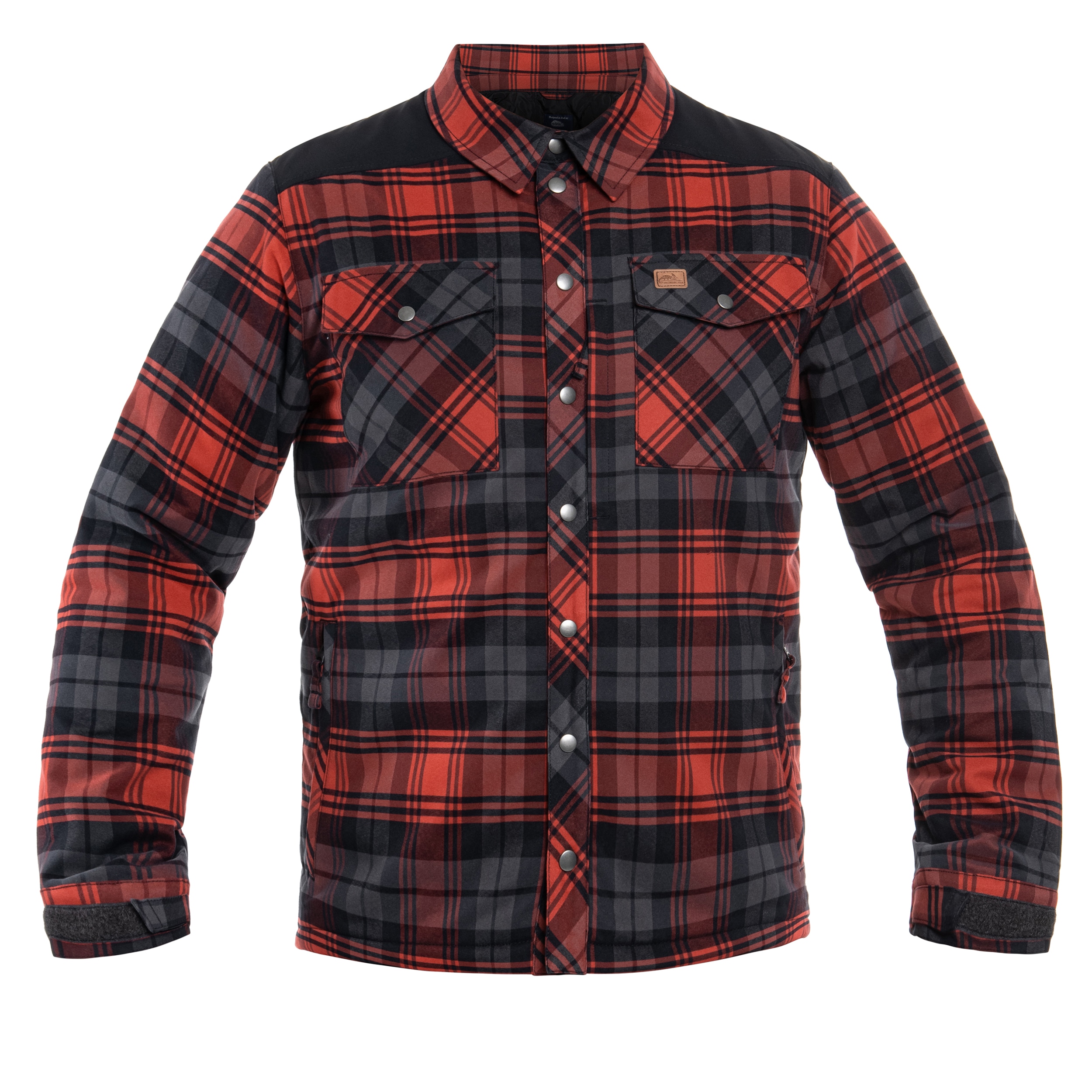 Cămașă Helikon Winter Warden Long Sleeve - Slate Crimson Plaid