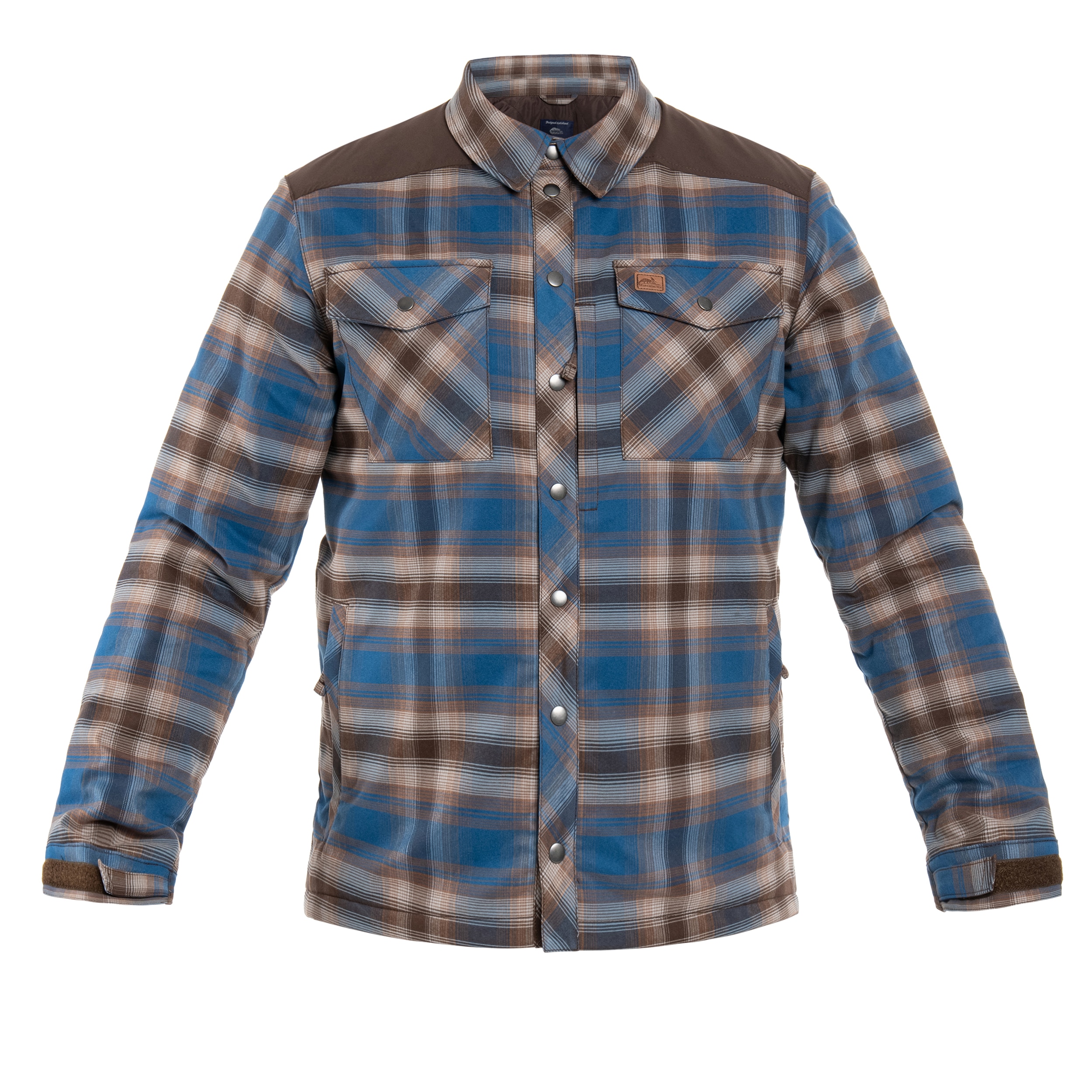 Cămașă Helikon Winter Warden Long Sleeve - Forest Blue Plaid