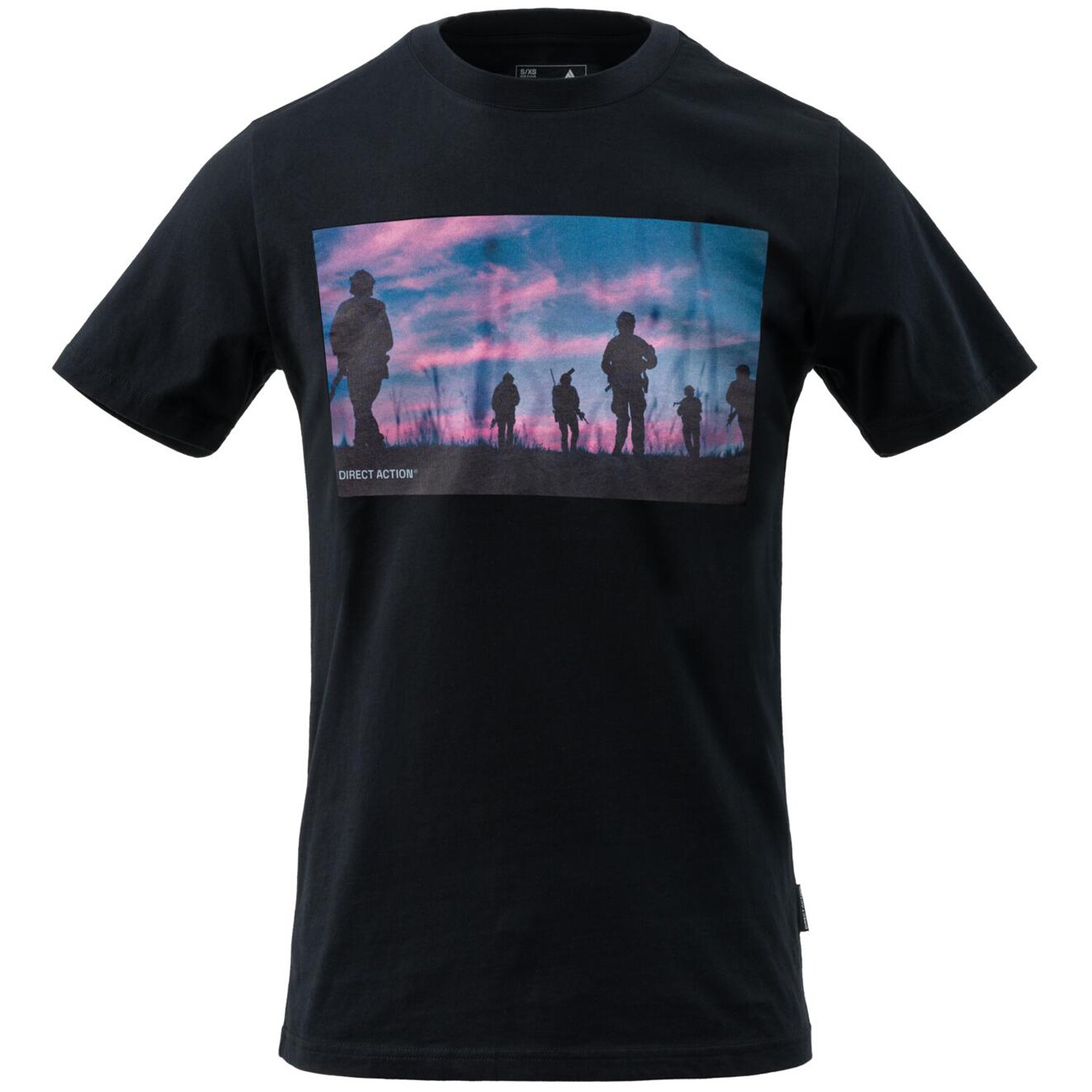 Tricou Direct Action Sunset - Black
