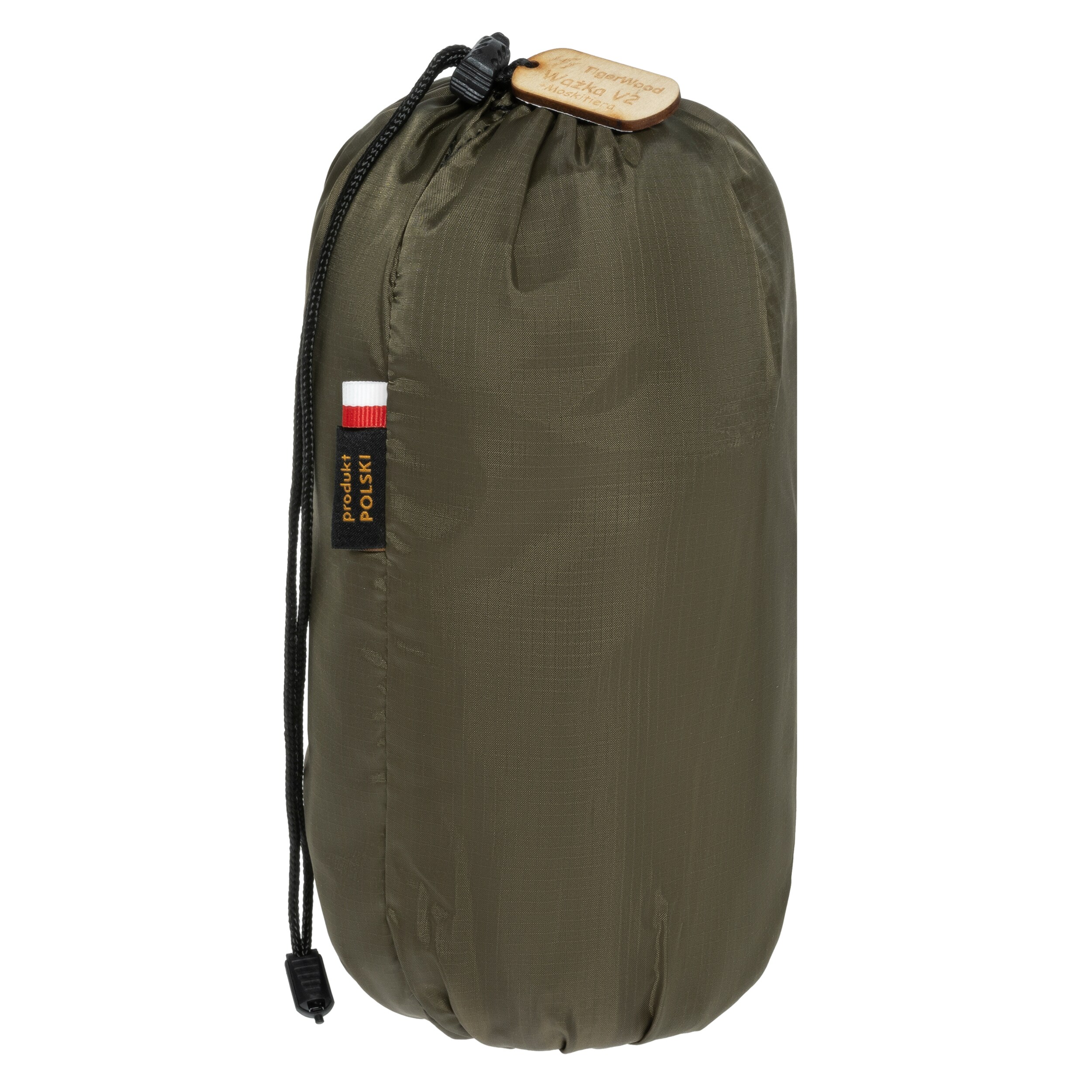 Hamac ultraușor TigerWood Libelula V2 Kaki - cu plasă de protecție împotriva insectelor