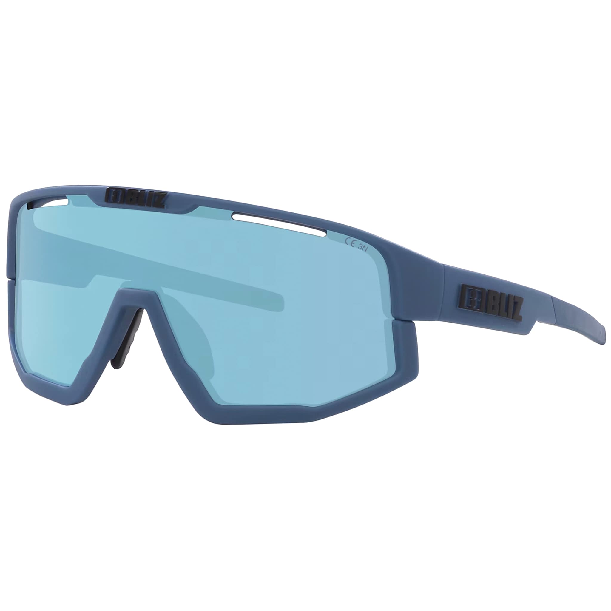 Ochelari de soare Bliz Fusion Small - Matte Blue/Smoke Mirror Ice Blue