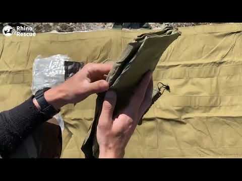 Targă de urgență Rhino Rescue Multi-Use Disposable Litter Sling - Olive