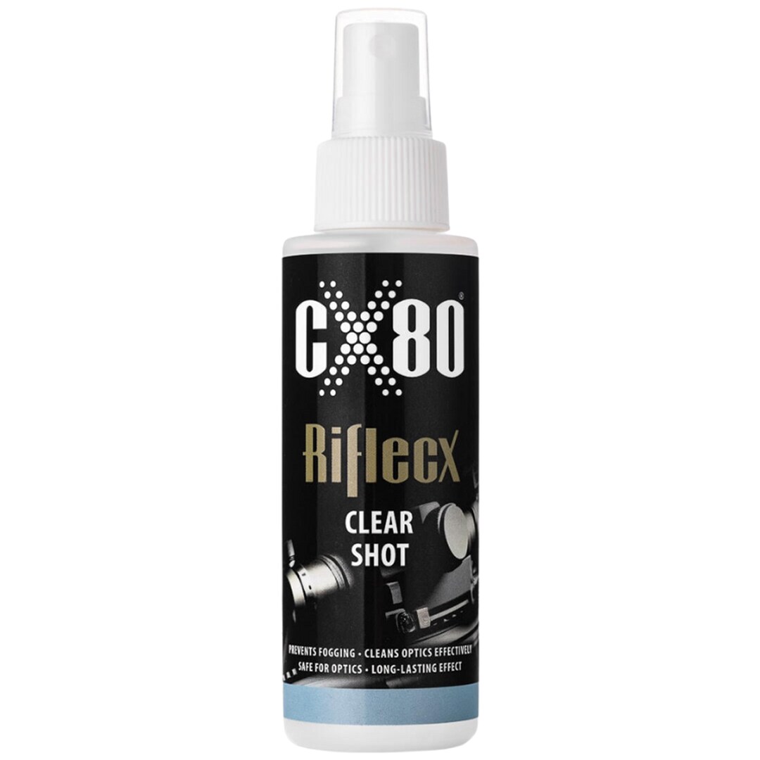 Spray de curățare antiaburire RifleCX Clear Shot pentru optică  - 100 ml