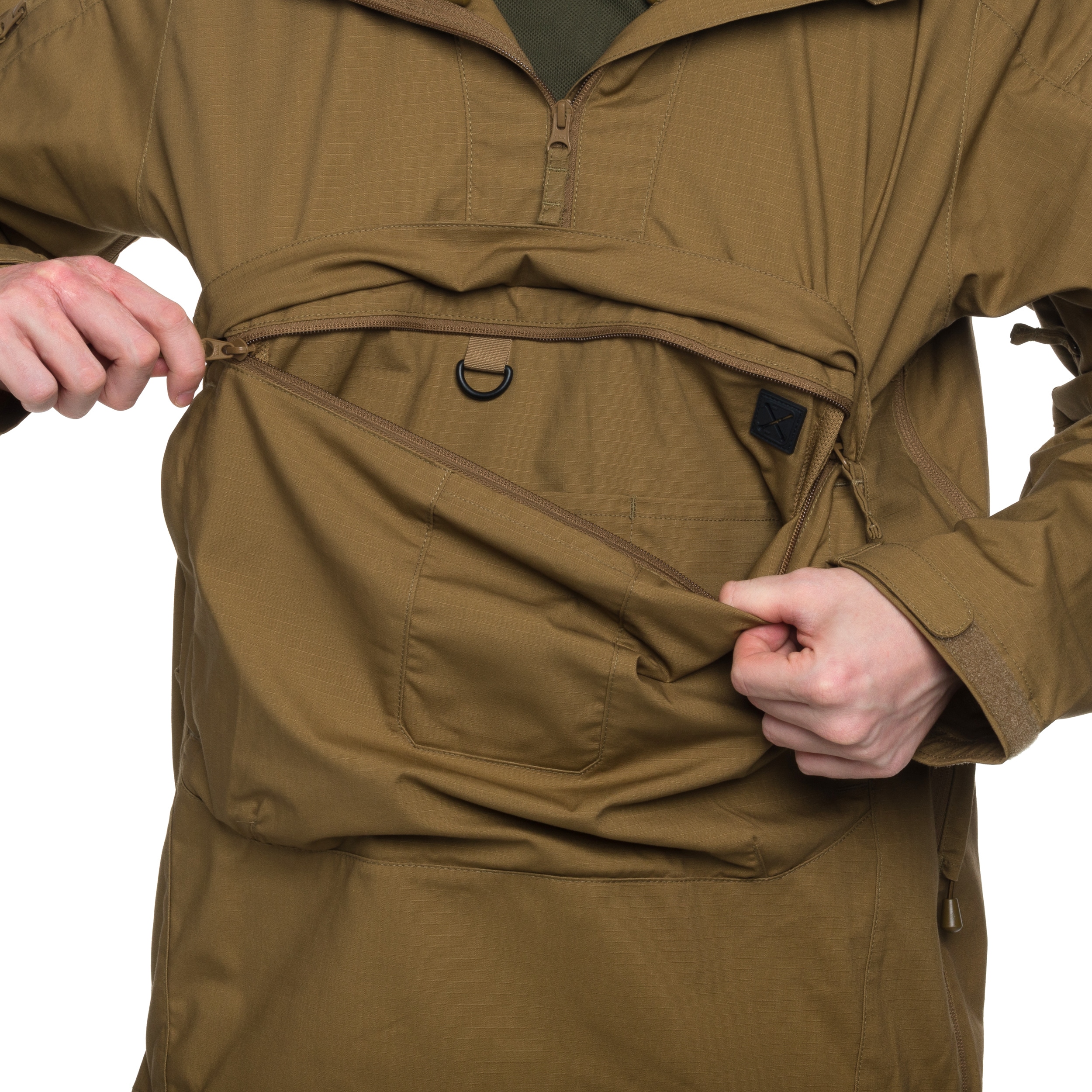 Jachetă Helikon-Tex Anorak Tracer PolyCotton Stretch Rip-Stop - Coyote
