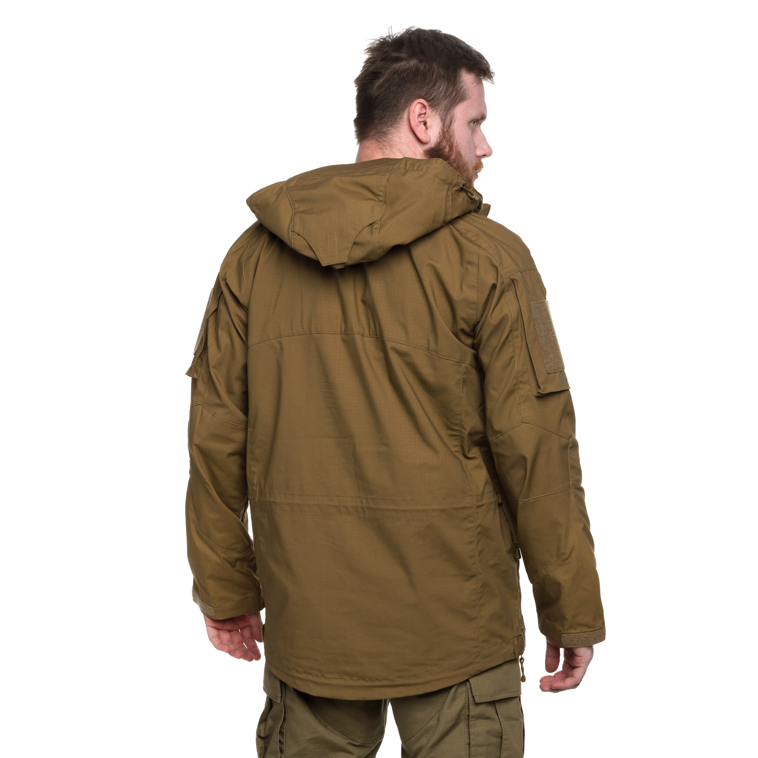 Jachetă Helikon Anorak Tracer PolyCotton Stretch Rip-Stop - Coyote